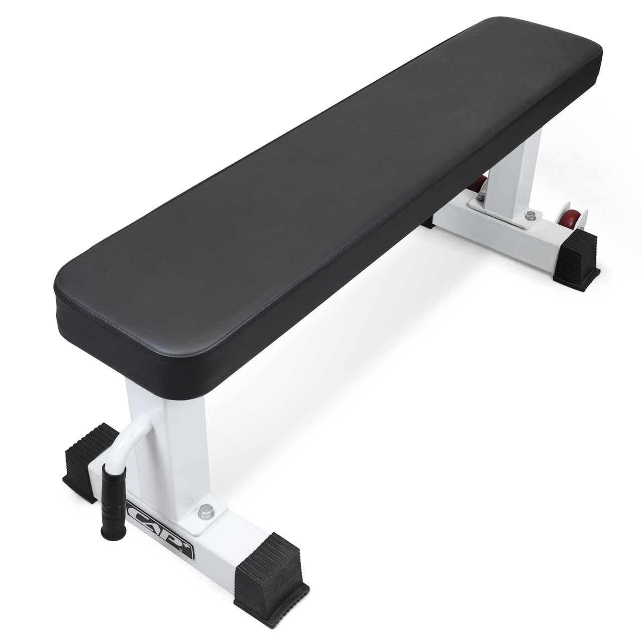 WF Athletic Supply Commercial Grade Flat Bench - Heavy Duty Weight Bench for Dumbbell & Barbell Press, Ab & Full Body Workouts | Perfect for Home Gym & Professional Training