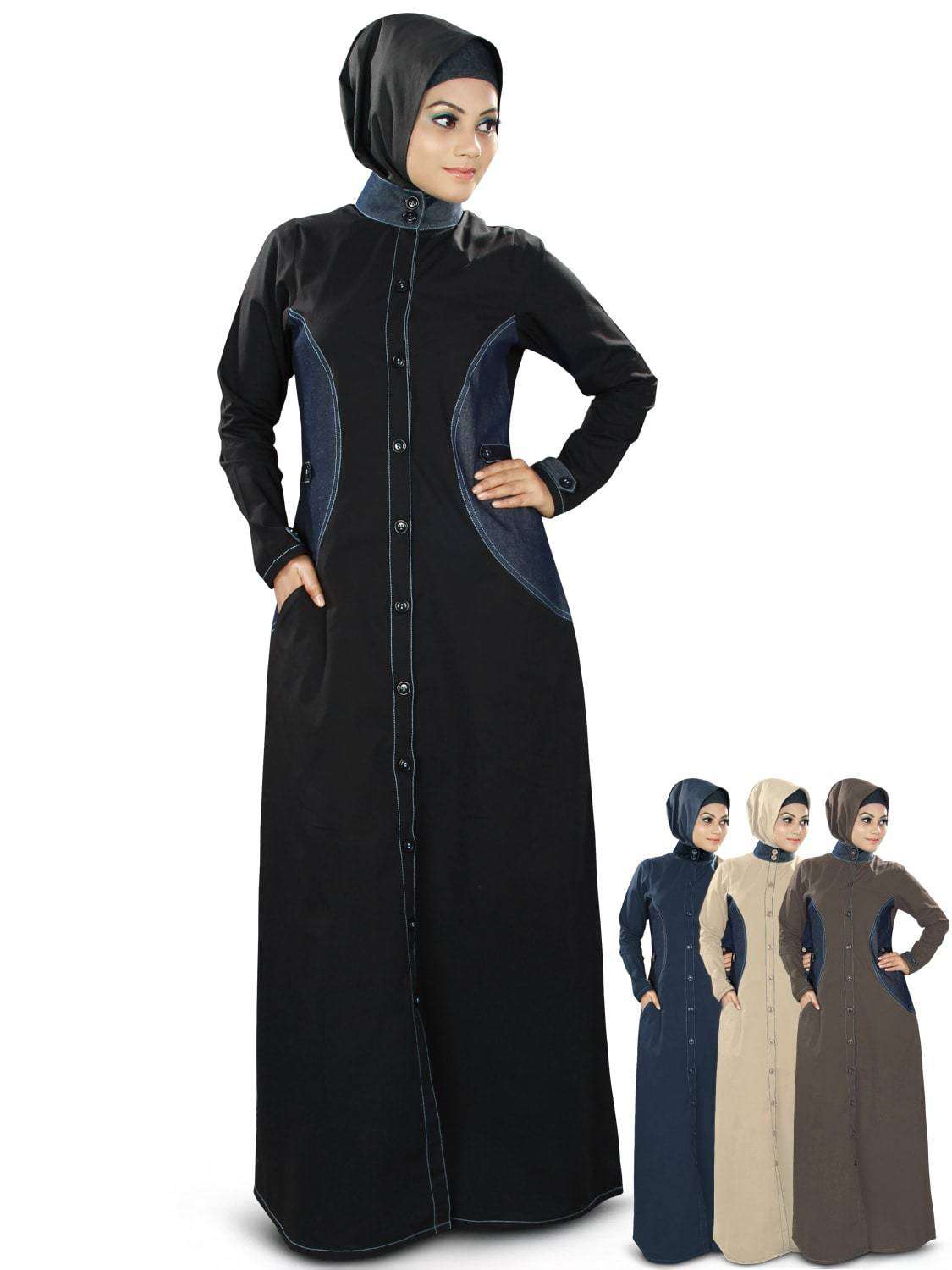 Elegant Maahnoor Abaya for Women - Modest Islamic Dress for Prayer, Mosque & Special Occasions