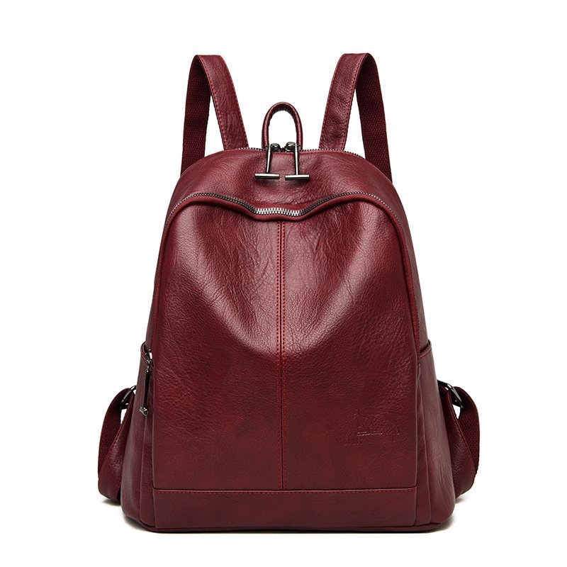 Vegan Leather Women's Backpack - Stylish & Eco-Friendly Laptop Bag for Work, Travel & College | Water-Resistant & Lightweight