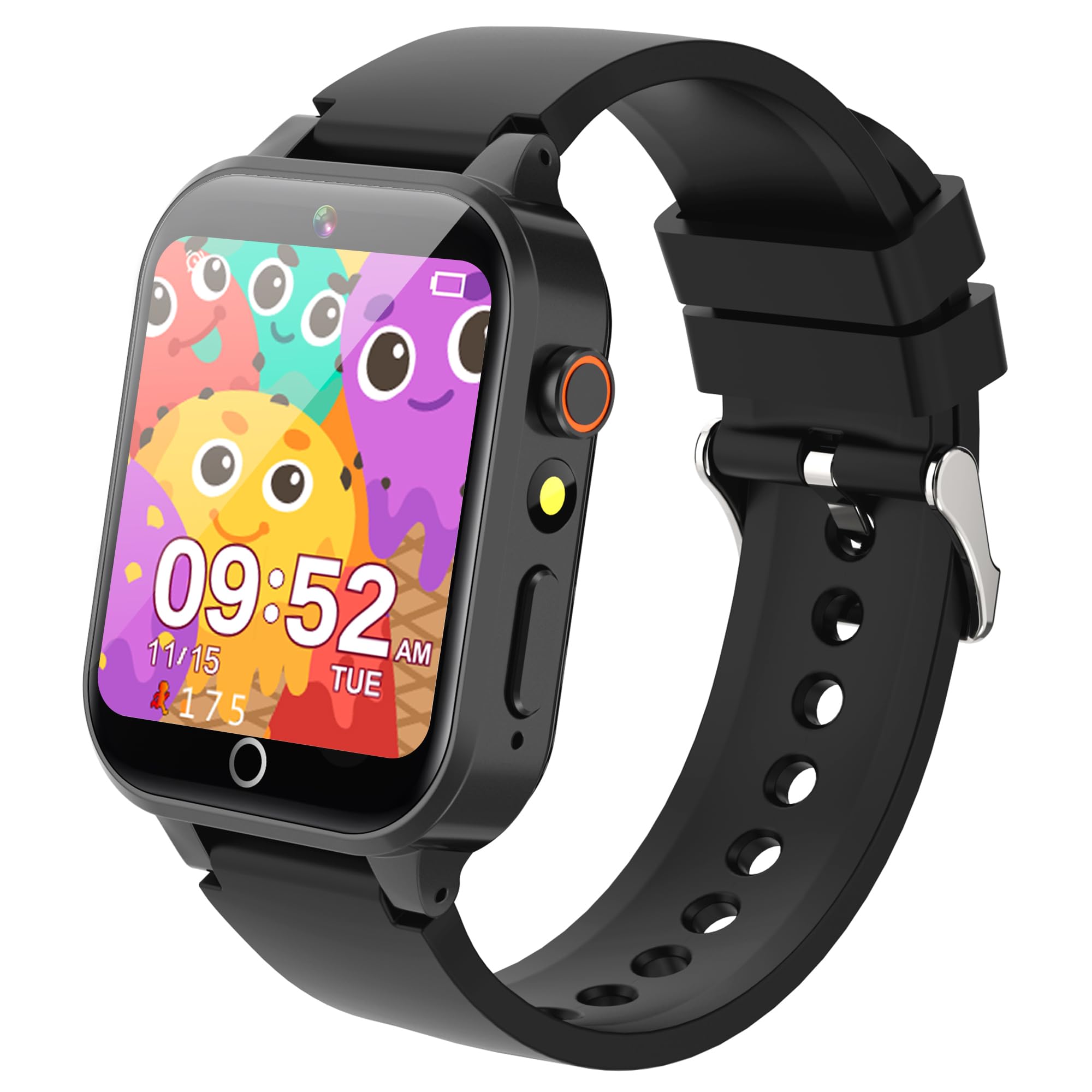 Ruopoem Kids Smart Watch with 26 Games, Camera, Music Player & Step Counter - HD Touchscreen Smartwatch for Boys & Girls Ages 4-12 | Birthday Gifts, Fitness Tracker & Learning Toy for Outdoor Play & School Activities