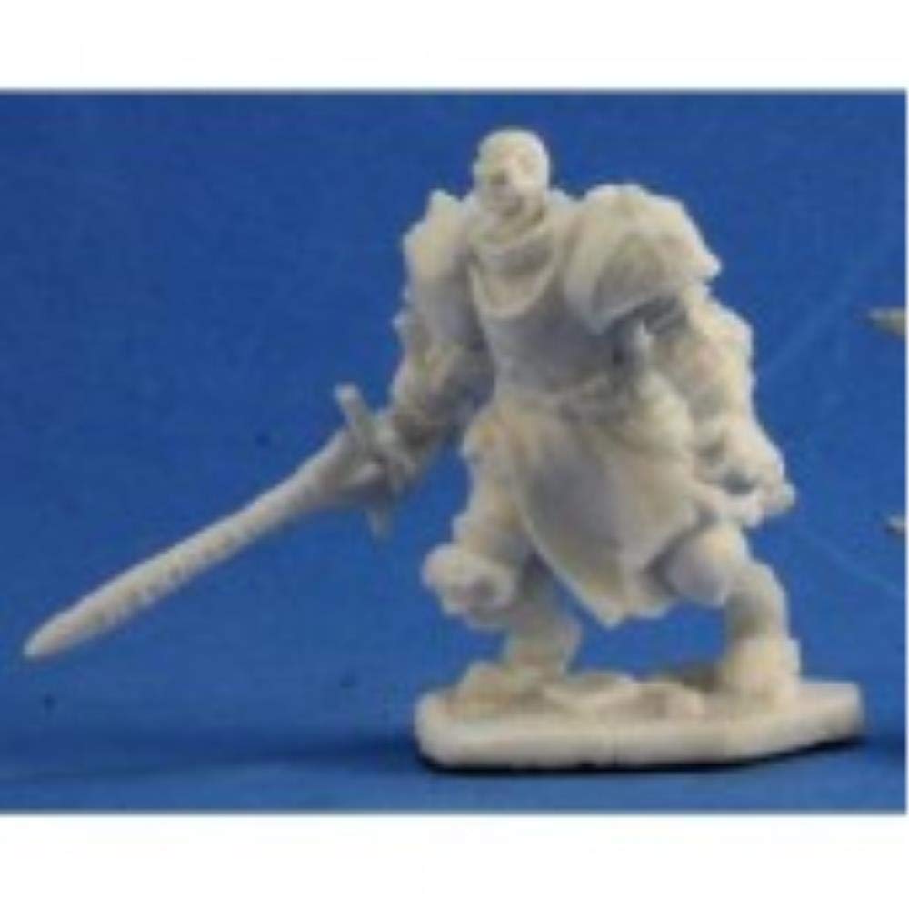 Reaper REM77346 Bones Barrow Warden 1 Miniature Figure - Fantasy Tabletop RPG Game Mini for Dungeons & Dragons, Pathfinder, and Wargaming Scenes