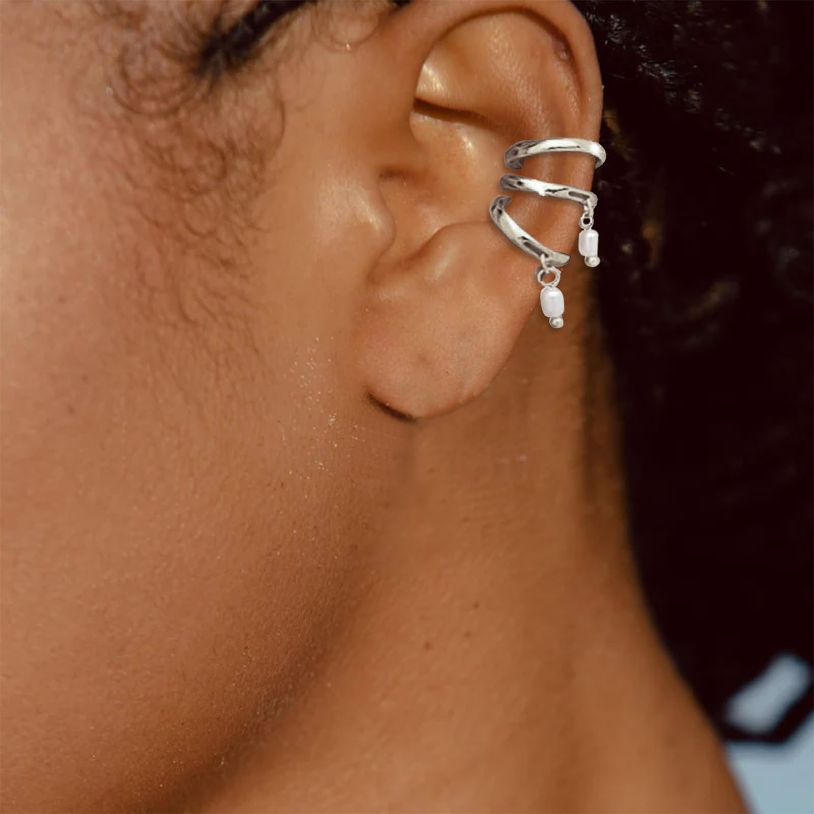 Trendy Non-Piercing Ear Cuff Earrings for Women - Clip-On Cartilage Jewelry, Fake Earrings for Christmas Gifts & Stocking Stuffers - Perfect for Parties, Weddings, and Everyday Fashion Accessories