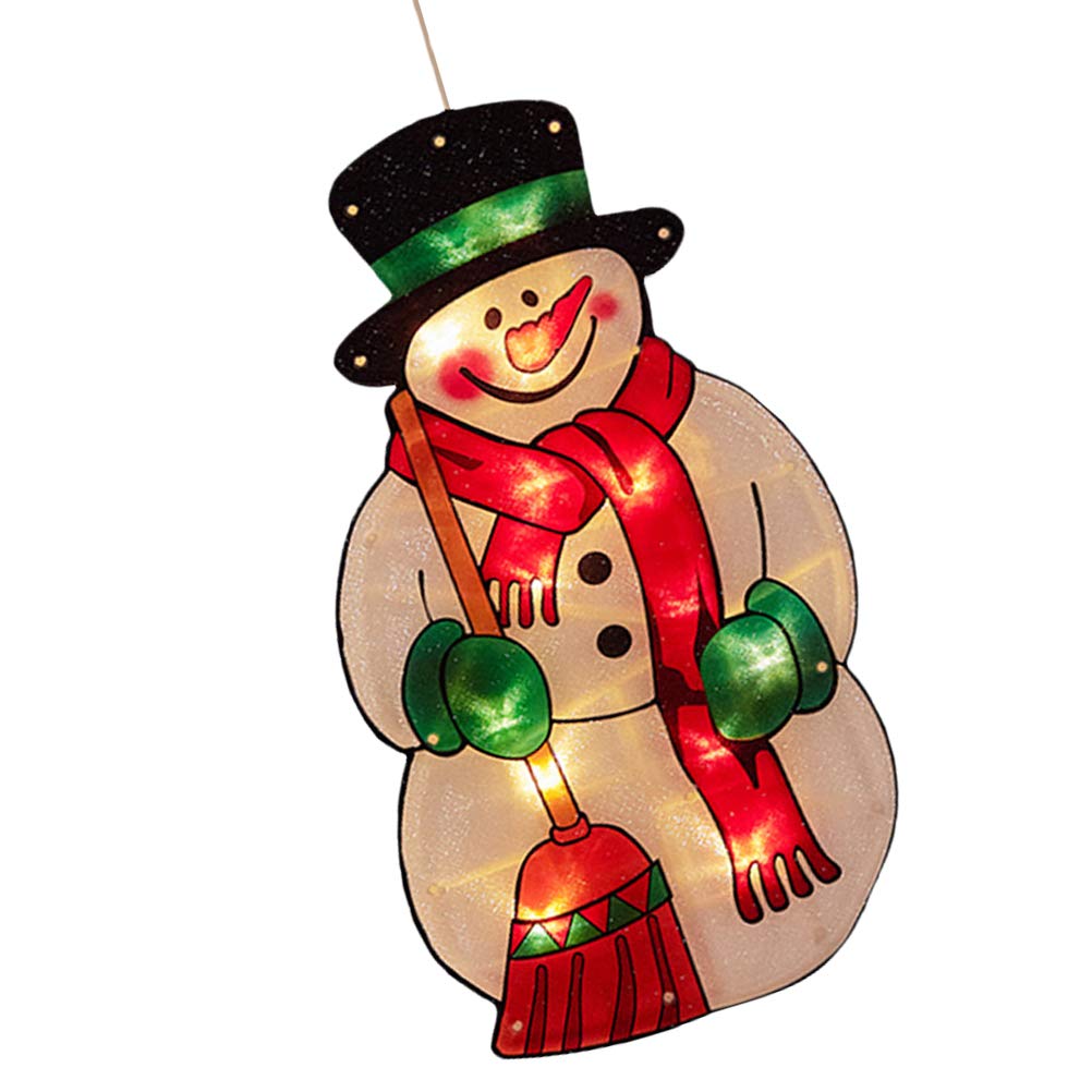 1PC Christmas Decorative LED Glass Hanging Lamp - Holiday Atmosphere Light for Home, Party & Festive Decorations - Perfect for Xmas Tree, Fireplace Mantel, Window Display & Gift Giving