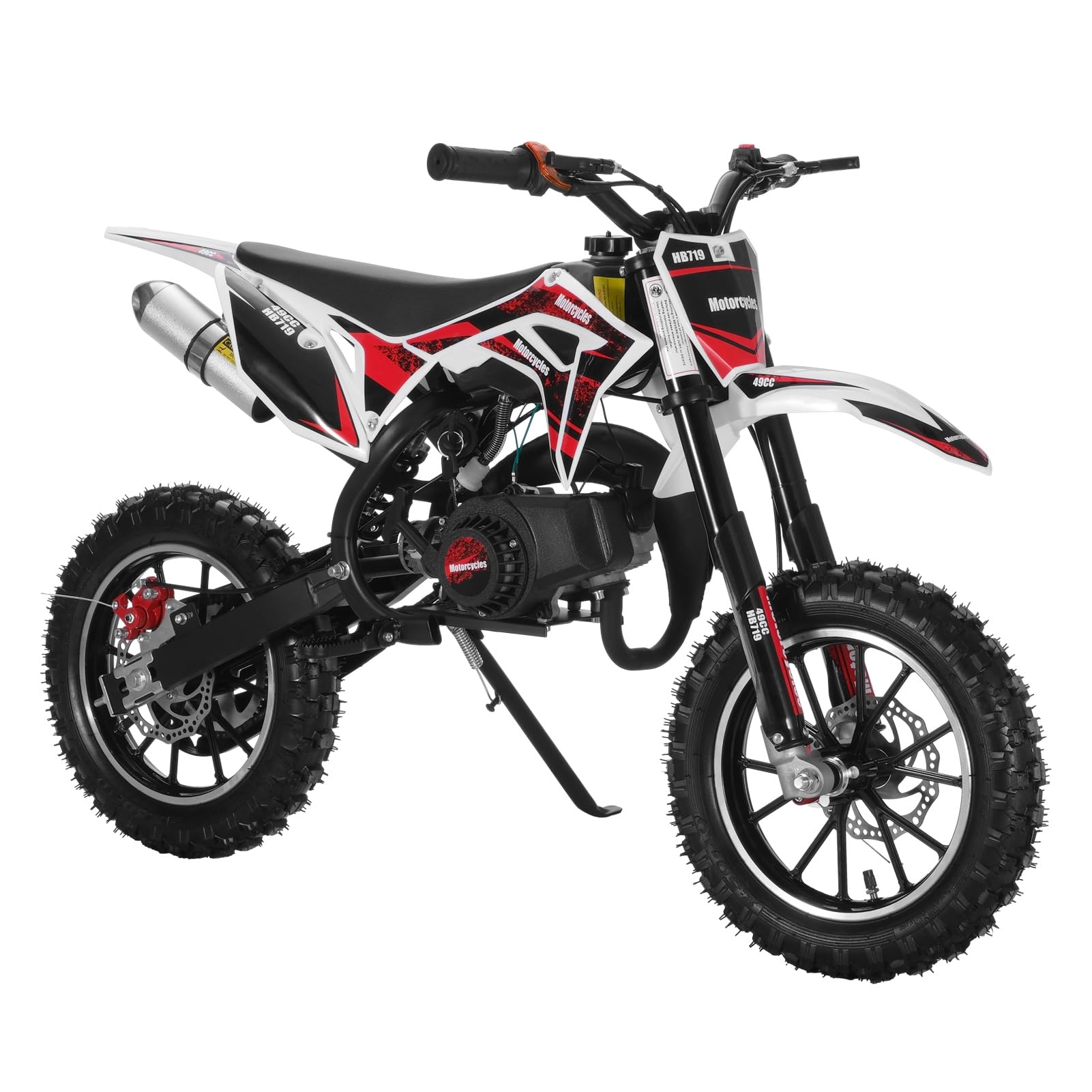 2024 Kids 50cc Gas Dirt Bike - 2-Stroke Off-Road Mini Motorcycle for Boys & Girls Ages 6-12 | 330Lbs Max Load | Green & Black | Perfect for Backyard Riding, Trail Adventures & Summer Outdoor Fun