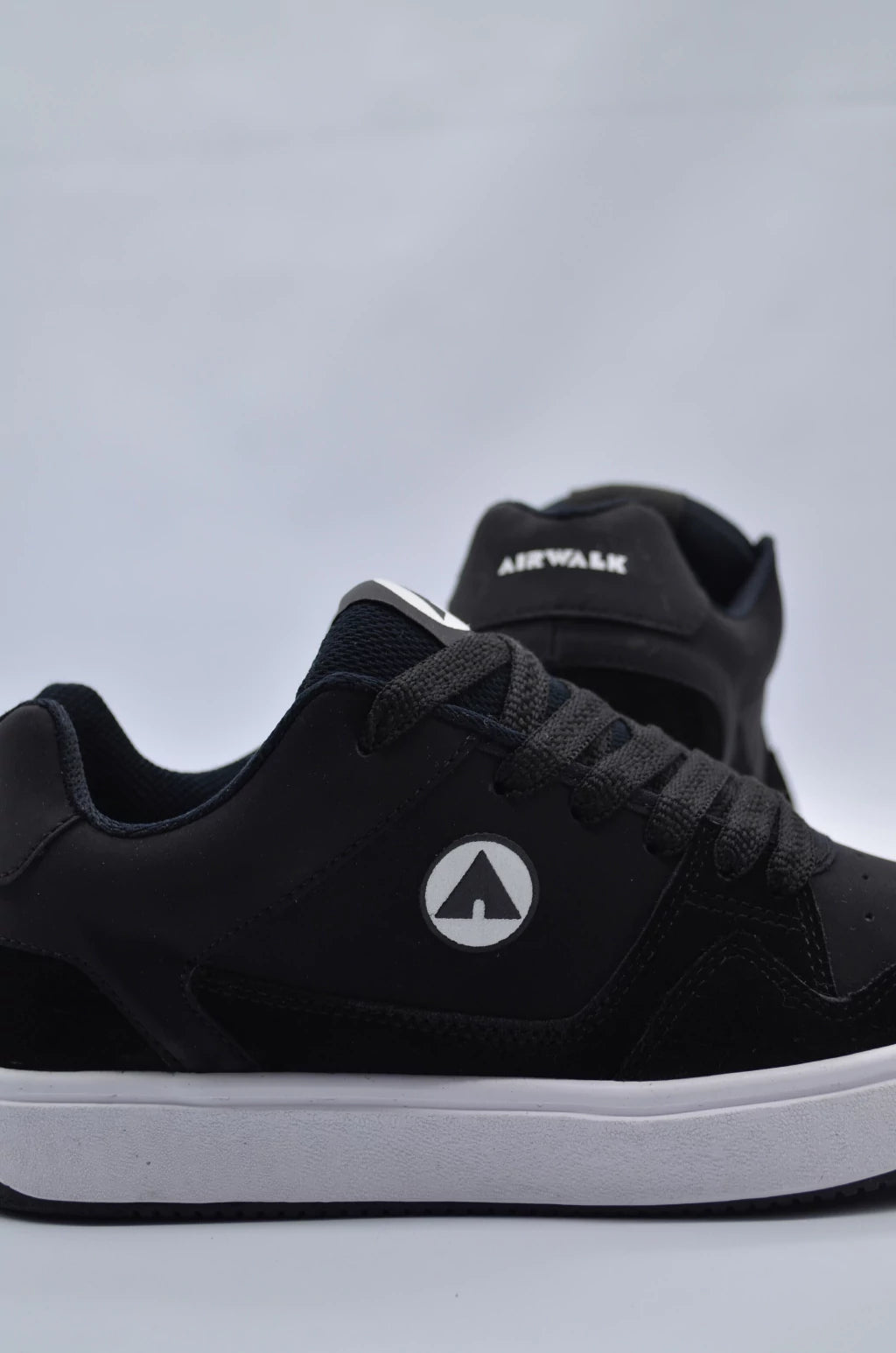 Air Walk H Brook Black Sneakers - Comfortable & Stylish Walking Shoes for Men & Women - Perfect for Running, Gym, Workout & Casual Wear