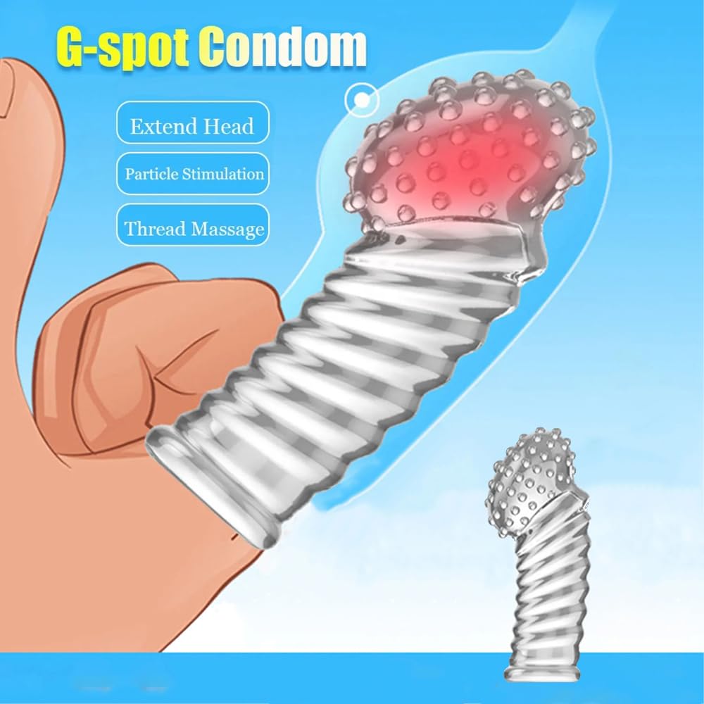 Reusable Finger Sleeve - G-Spot & Clitoral Stimulator for Women | Non-Vibrating Sex Toy Attachment | Couples & Solo Play | Enhance Intimacy & SM Flirting | Vaginal & Anal Stimulation Accessory | Perfect for Foreplay & Masturbation