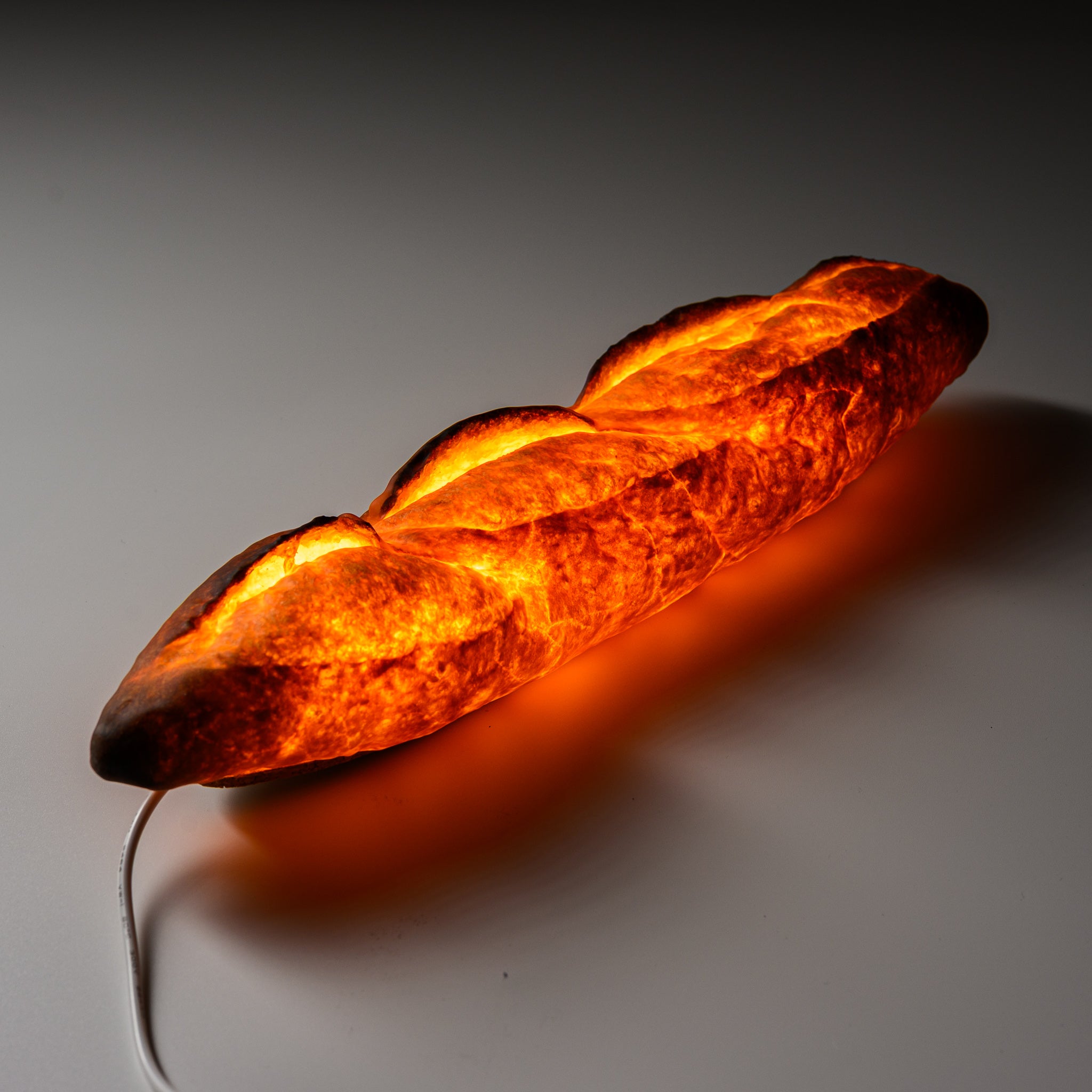 PAMPSHADE Real Bread Lamp - Batard Art Light by Yukiko Morita | Unique Home Decor for Living Room, Bedroom & Cafe Aesthetic