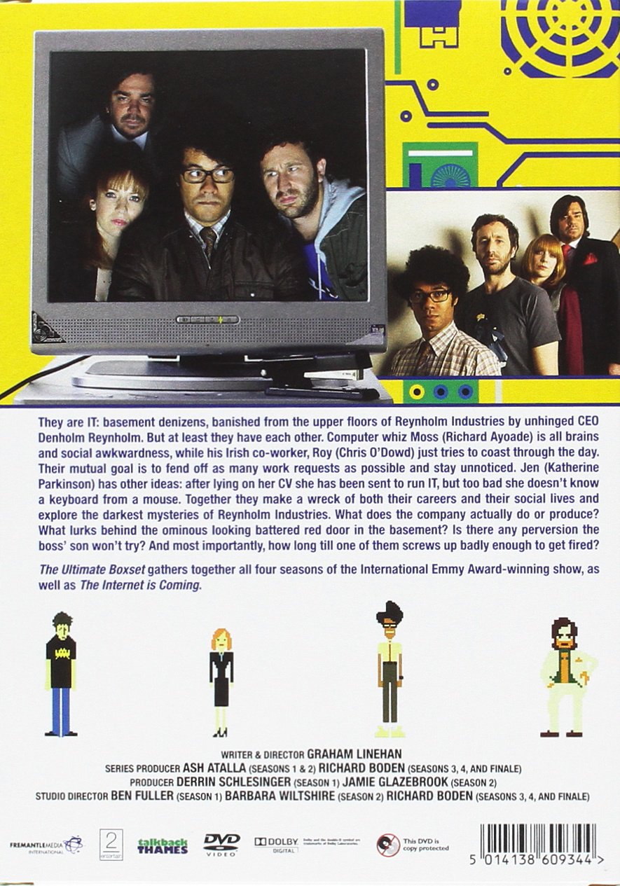 IT Crowd Complete Series DVD Box Set - All Seasons 1-4 - Hilarious British Tech Comedy Show - Perfect for Office Gifts & Geek Culture Fans
