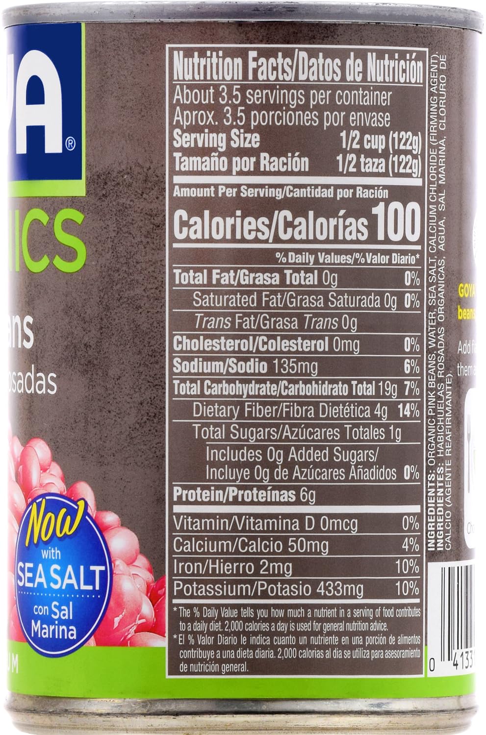 **Goya Foods Organic Pink Beans - 15.5 Oz (Pack of 24) | Non-GMO, Gluten-Free, Vegan Certified | Healthy Pantry Staple for Soups, Stews & Latin Dishes | Perfect for Home Cooking, Tacos, Chili, Meal Prep & Emergency Food Storage | Great for Slow Cooker, Batch Cooking, Salads & Rice Bowls | Ideal for Vegan Diets, Camping & Quick Dinners | Use in Burritos, Plant-Based Meals & Family Meals**