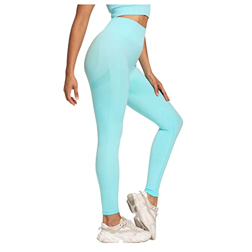 High Waisted Yoga Pants for Women - Seamless Workout Leggings with Tummy Control - Perfect for Gym, Running & Active Lifestyle