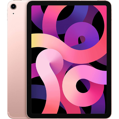 Apple iPad Air 4th Generation (10.9-inch, 64GB) - Rose Gold with Cellular & WiFi - Perfect for Work, Study & Entertainment On-The-Go