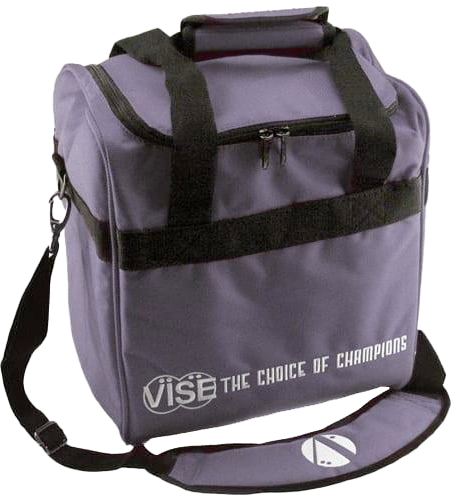 Premium Vise 1 Ball Tote Bowling Bag - Durable Gray Bowling Accessory for Men & Women - Perfect for League Play, Practice Sessions & Tournament Travel