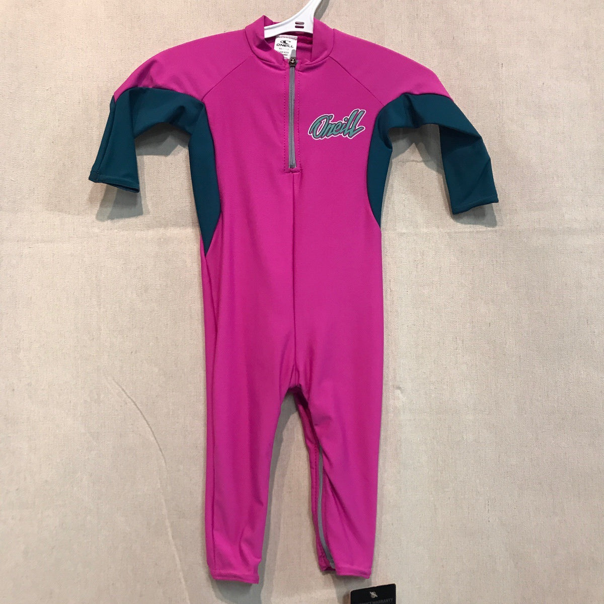 O'Neill O’Zone Full 4309 Infant Rash Guard - BT4 Berry/Deep Teal/Seaglass - UV Protection Swimwear for Baby Beach & Pool Play
