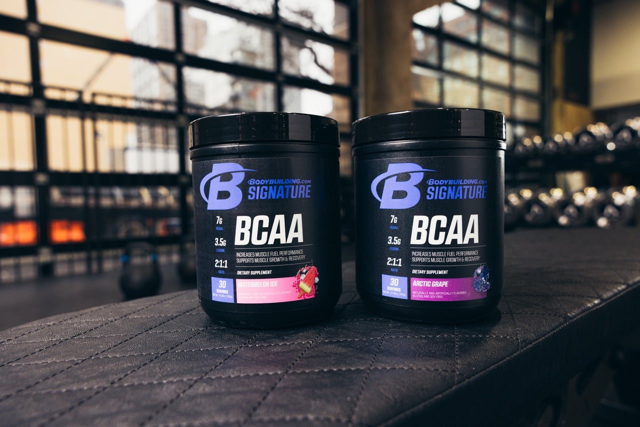 Bodybuilding.com Signature BCAA Powder - Branched Chain Amino Acids for Muscle Recovery & Growth - Pre & Post Workout Supplement for Athletes & Fitness Enthusiasts