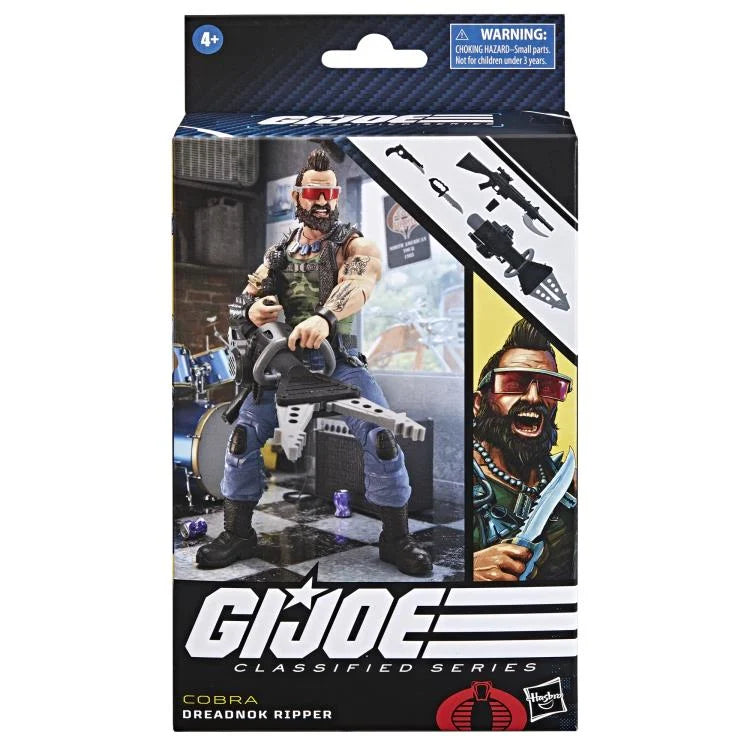 G.I. Joe Classified Series Dreadnok Ripper Action Figure - 6-Inch Collectible Toy for Fans & Collectors | Perfect for Display, Play & G.I. Joe Collections