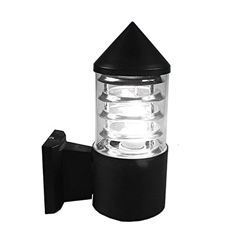 7W LED Outdoor Waterproof Wall Light Fixture - Pure White 6000K - Ideal for Porch, Garage, Garden & Patio Lighting