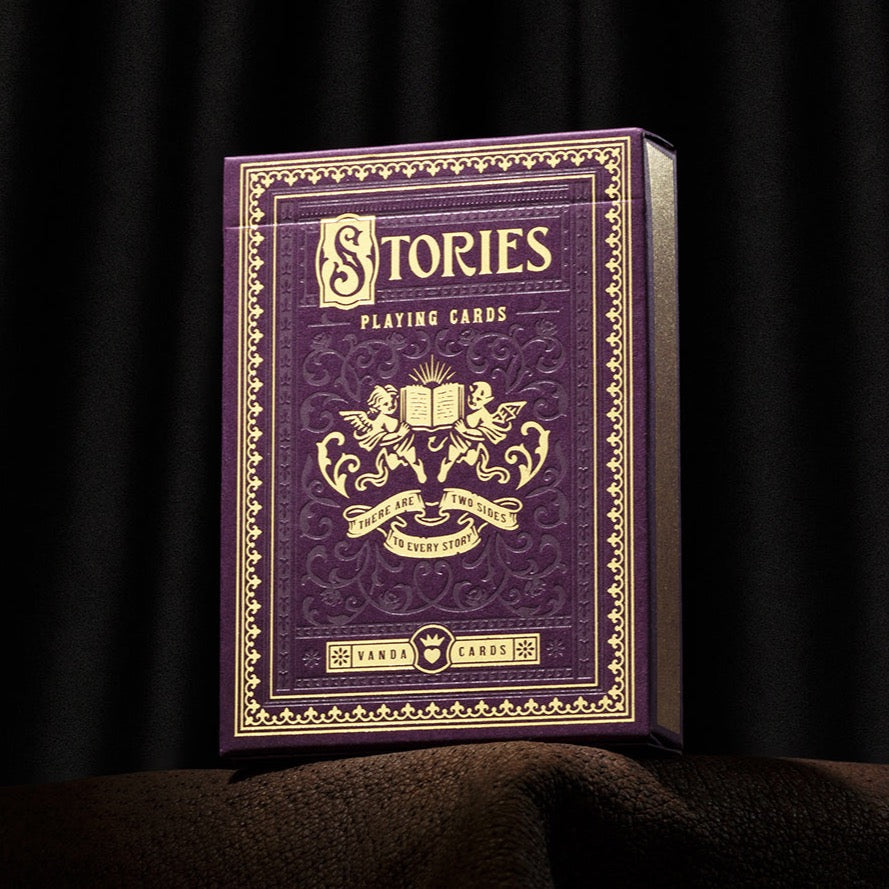 Stories Vol. 5 Purple Gilded Playing Cards - Premium Collectible Deck for Cardistry, Magic Tricks & Poker Games | Elegant Gift for Card Enthusiasts