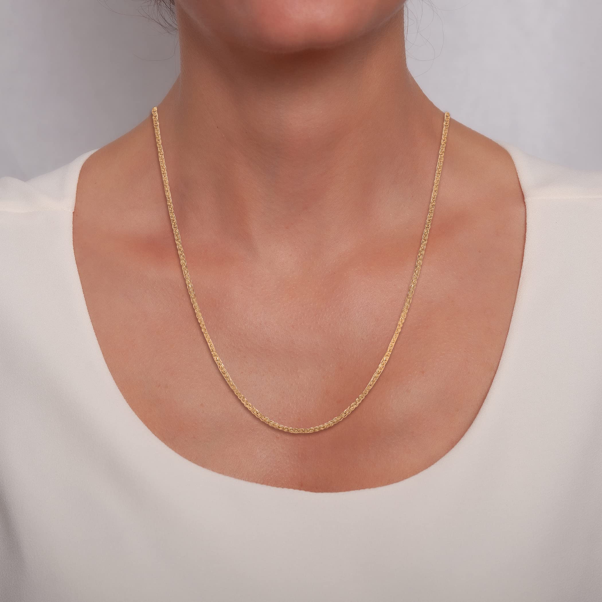 14K Real Gold Chain Necklaces for Women - Elegant & Dainty Jewelry Gifts - Perfect for Valentine's Day, Anniversary & Special Occasions