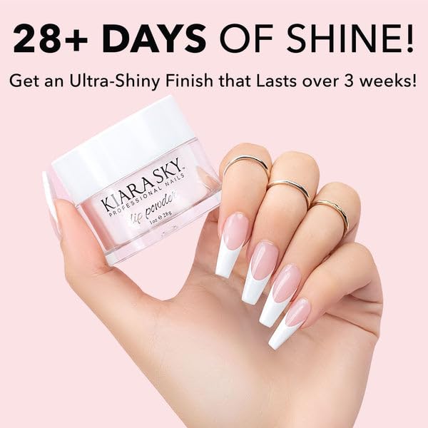 KIARA SKY Professional Dip Powder Nail Kit - Long Lasting Dip Manicure Liquid Set with Brush Saver (0.5 fl oz) | Salon-Quality Nail Art Design for Home & Professional Use | Perfect for DIY Manicures, Nail Extensions & Special Occasions