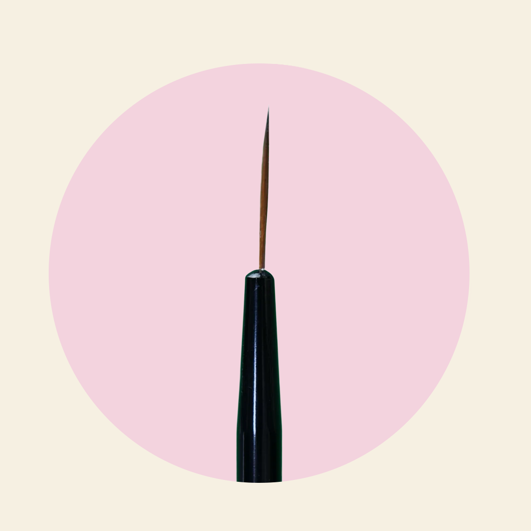 Mitty Daisy 1.0 Professional Nail Brush for Manicure & Pedicure - Soft Bristles for Gentle Cleaning - Perfect for Home Nail Care & Salon Use