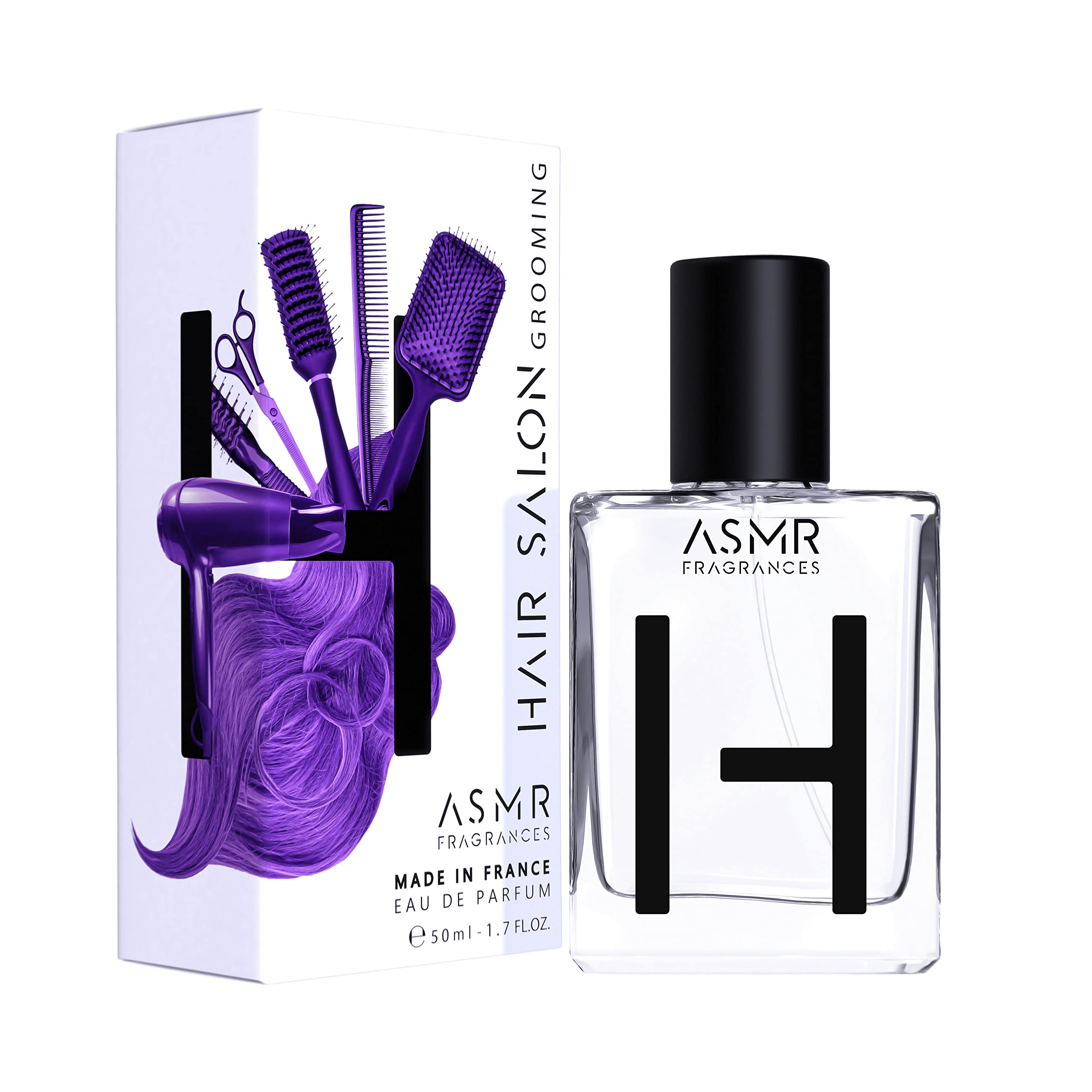 Professional Hair Salon Grooming Perfume - ASMR Scented Eau De Parfum - Salon Fragrance Oil 50ml for Barbershops & Home Styling - Relaxing Aromatherapy for Hair Care Professionals