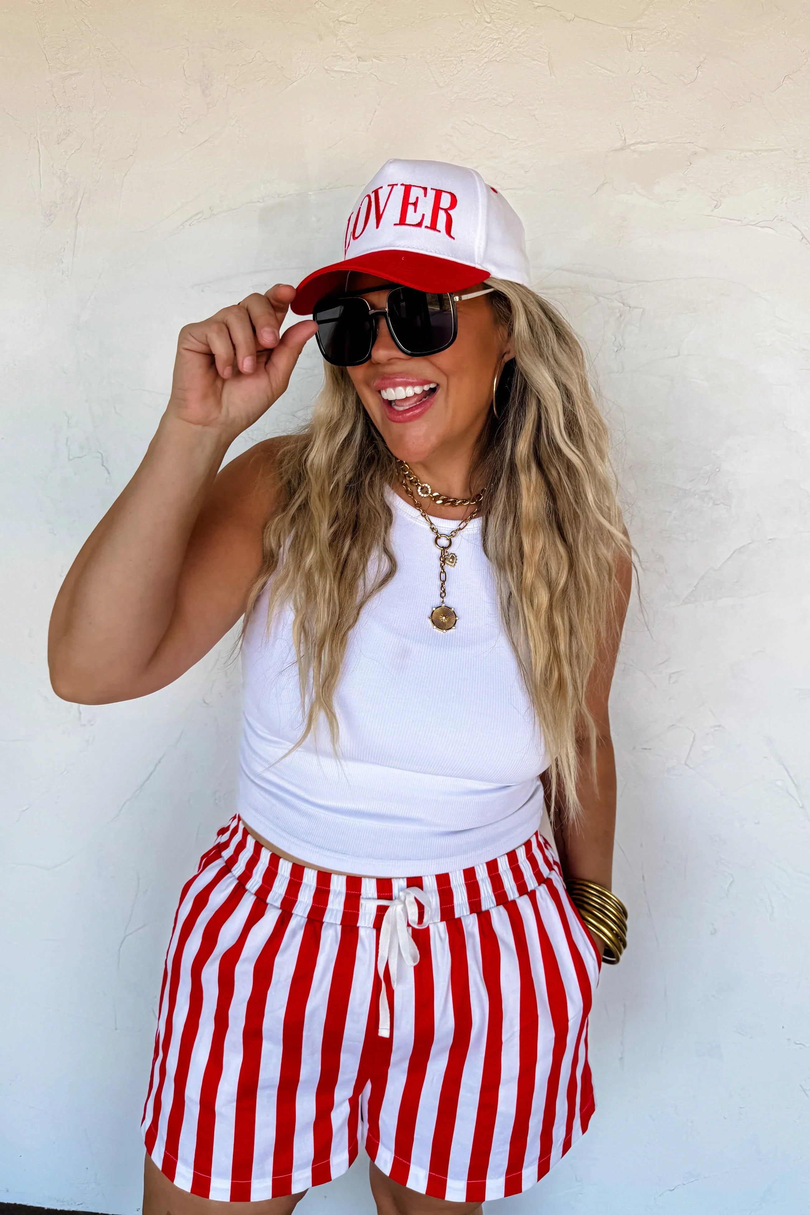 PREORDER: All American Babe Shorts - Women's High Waisted Athletic Shorts for Running, Yoga & Workout | Comfortable & Stylish Activewear