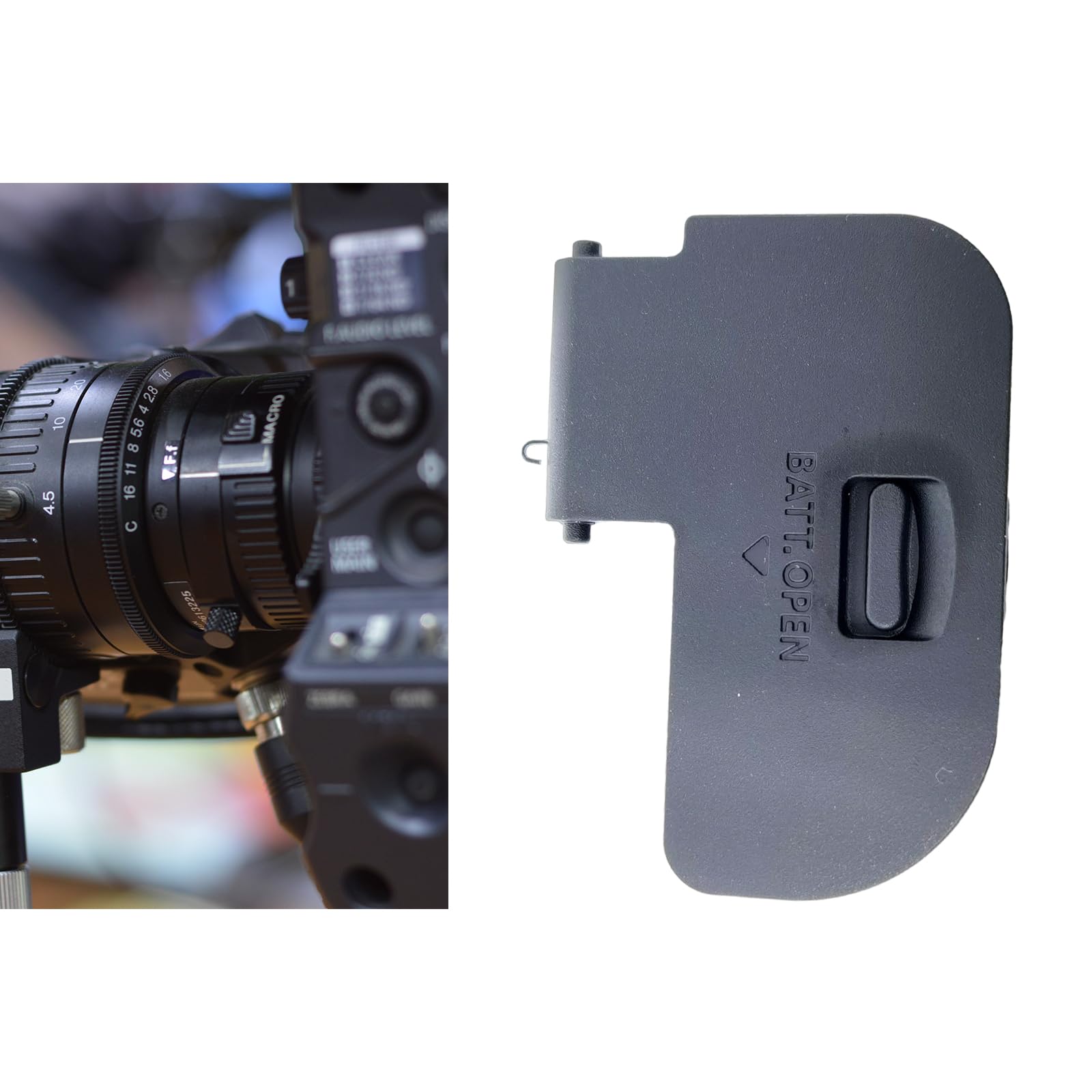 Original Canon EOS 6D Mark II Battery Door Cover Replacement - Compatible with 6D2 & 6DII Digital Cameras - Durable Camera Accessory for Travel & Outdoor Photography