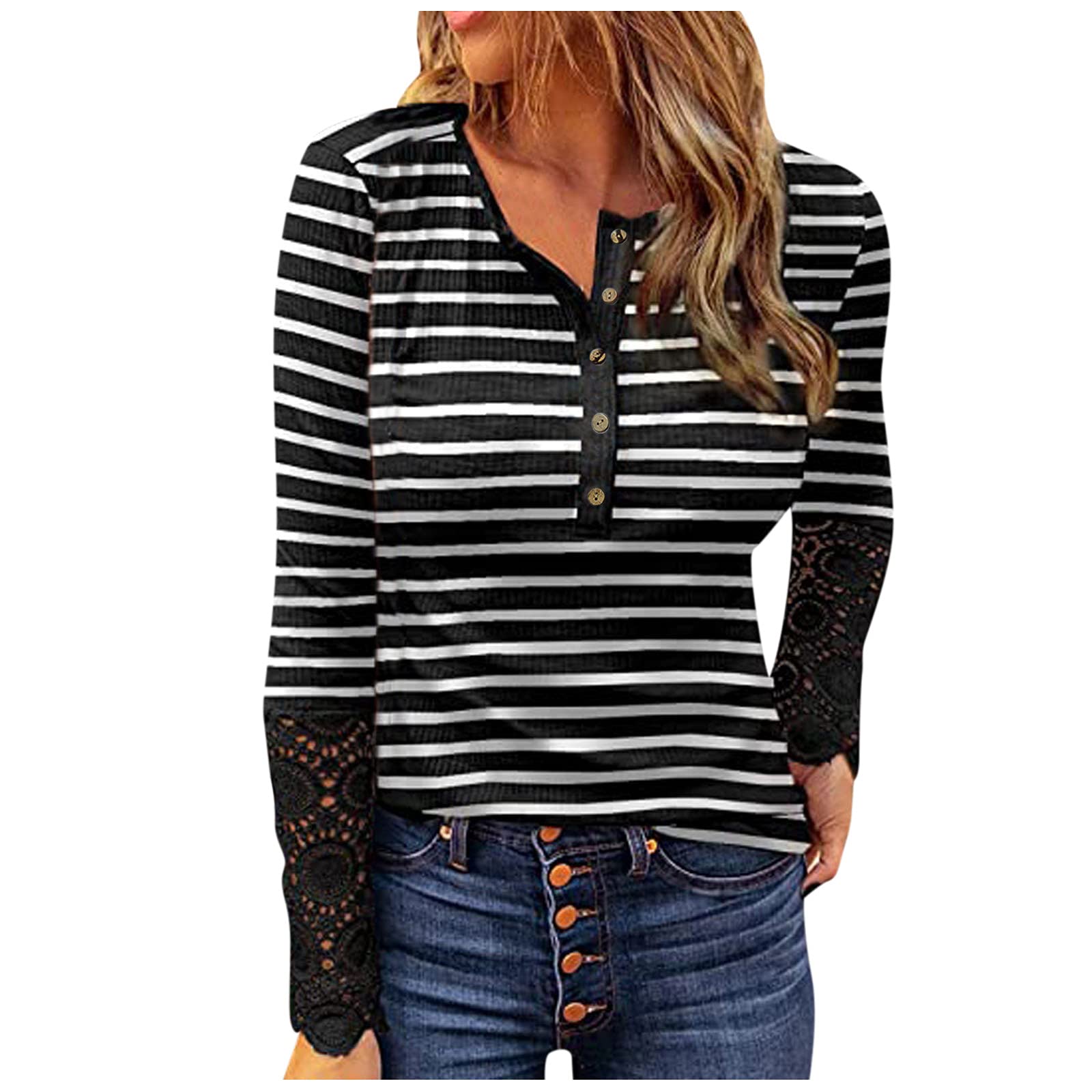 Women's Casual Summer Sexy Long Sleeve Crewneck Tunic Tops - Basic Tee Shirts for Fall 2022 | Perfect for Office Wear, Date Nights & Weekend Outfits