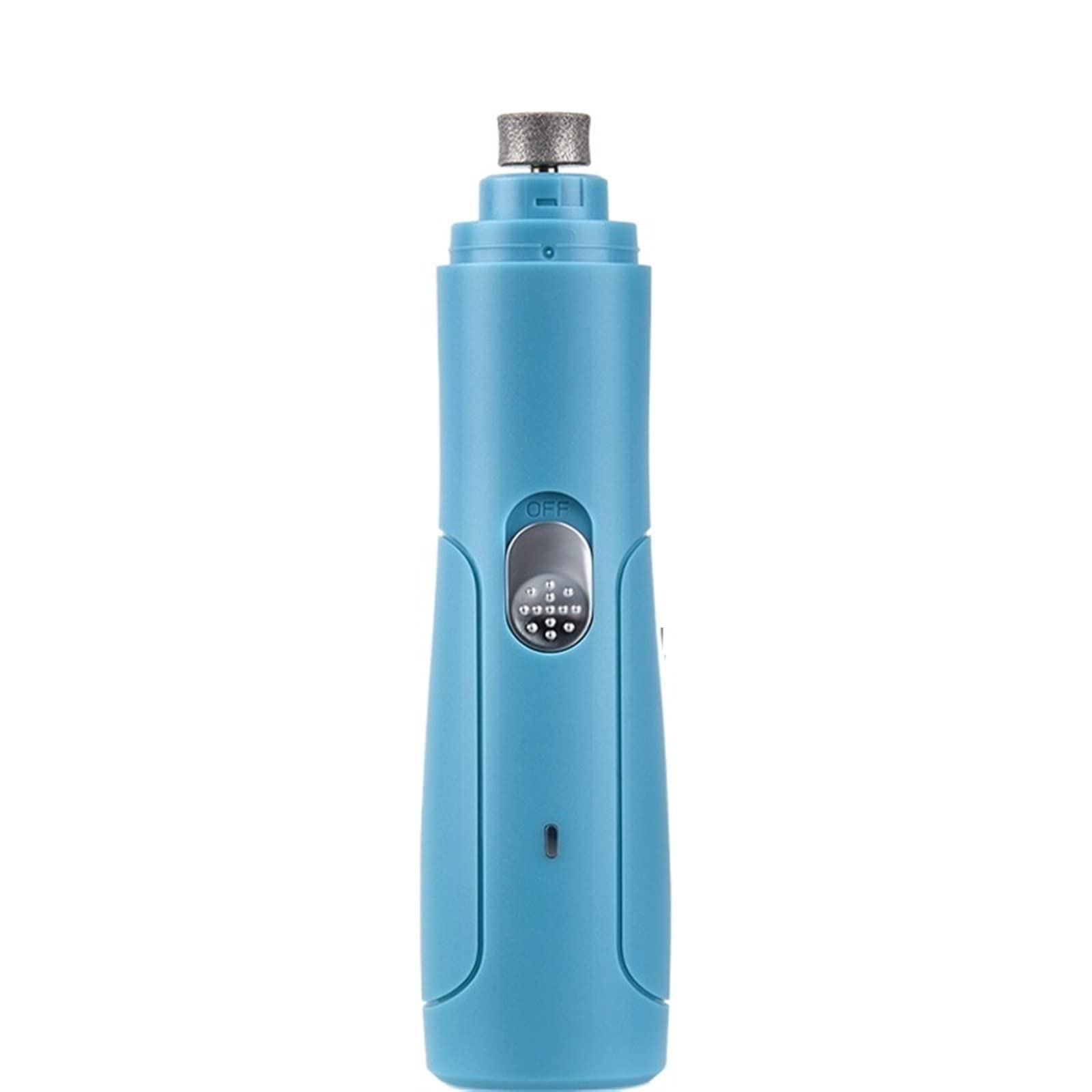 LATINDAY Rechargeable Electric Pet Nail Clippers - Quiet USB Dog & Cat Nail Grinder Trimmer for Safe Grooming | Perfect for Small to Medium Pets at Home or Professional Grooming Salons (Green)