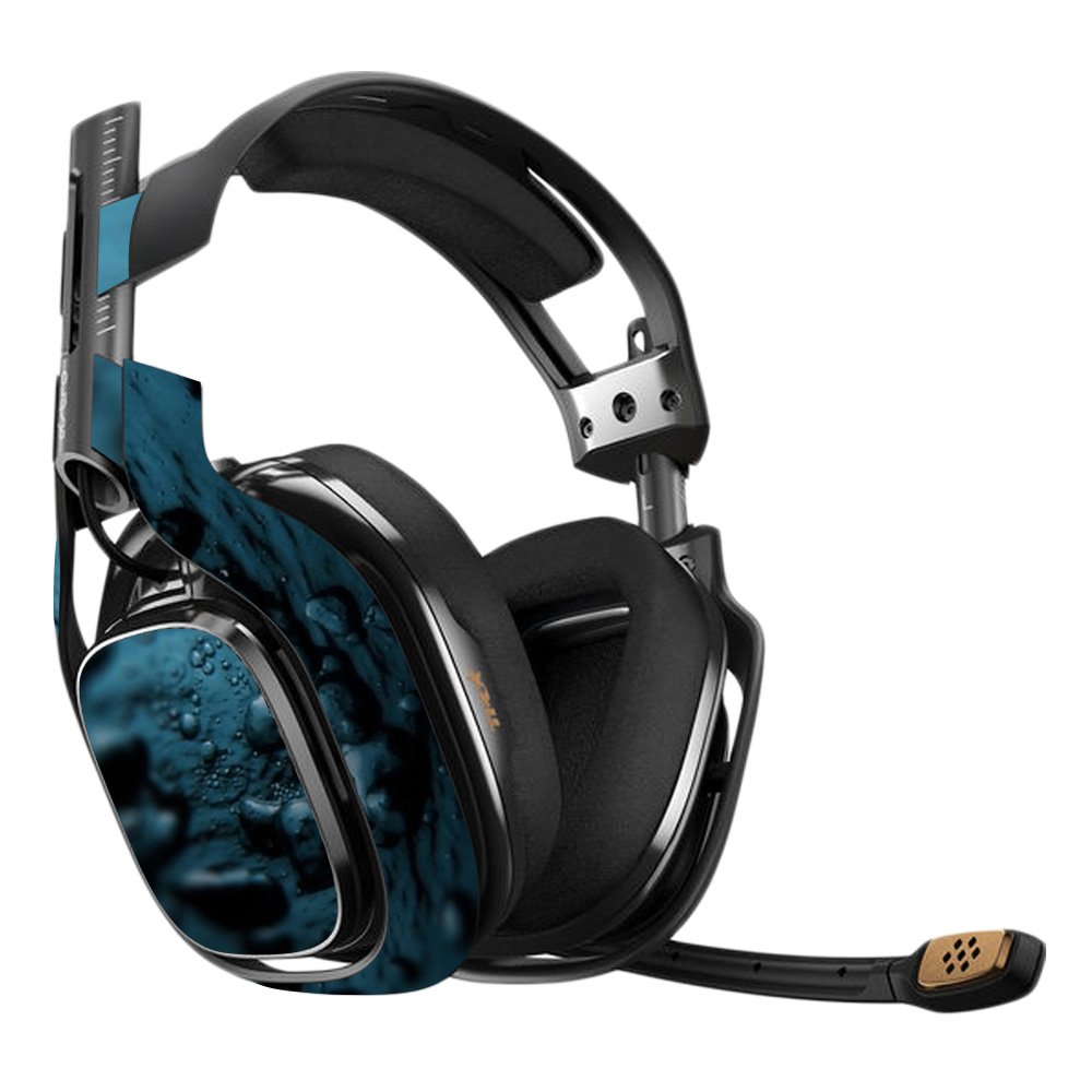 MightySkins Vinyl Decal Wrap Cover for Astro A40 3rd Gen Gaming Headset - Blue Storm Design | Protective, Durable & Customizable Skin | Easy to Apply & Remove | Made in USA | Perfect for Gaming, Streaming & Esports Enthusiasts