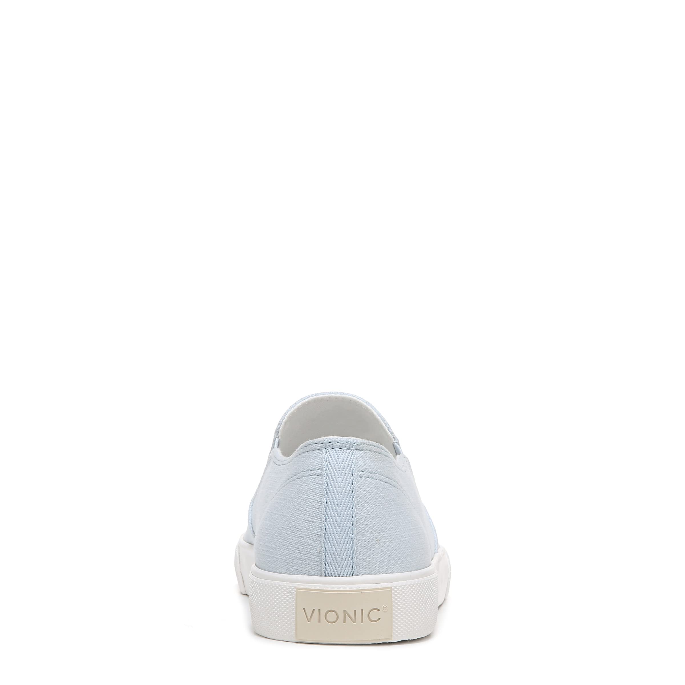 Vionic Groove Women's Slip On Casual Canvas Comfort Shoes - Arch Support Walking Shoes for Women, Lightweight & Breathable for Everyday Wear, Work, Travel & Errands