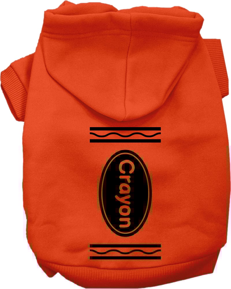 Colorful Crayon Costume Screen Print Hoodie for Kids - Fun Dress-Up & Halloween Costume Idea