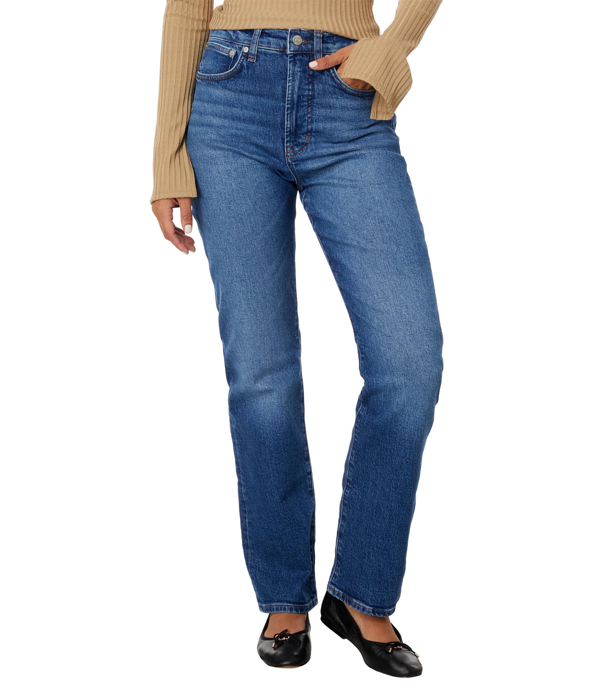 Madewell Women's The '90s Straight Jeans - High Waist Vintage Denim Pants for Casual Wear & Everyday Style