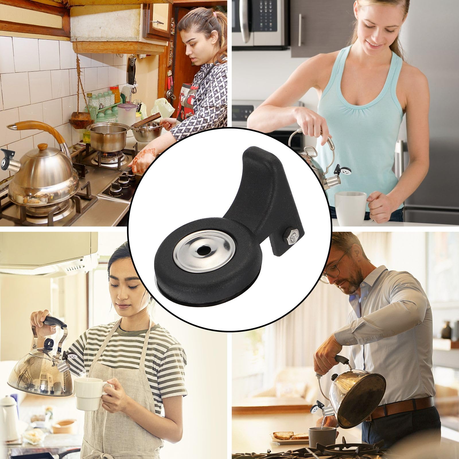 Stainless Steel Whistle Replacement for Tea Kettle - Durable Boiling Water Spout Nozzle Accessory | Perfect for Stovetop Teapots & Whistling Kettles (Home Kitchen Use)