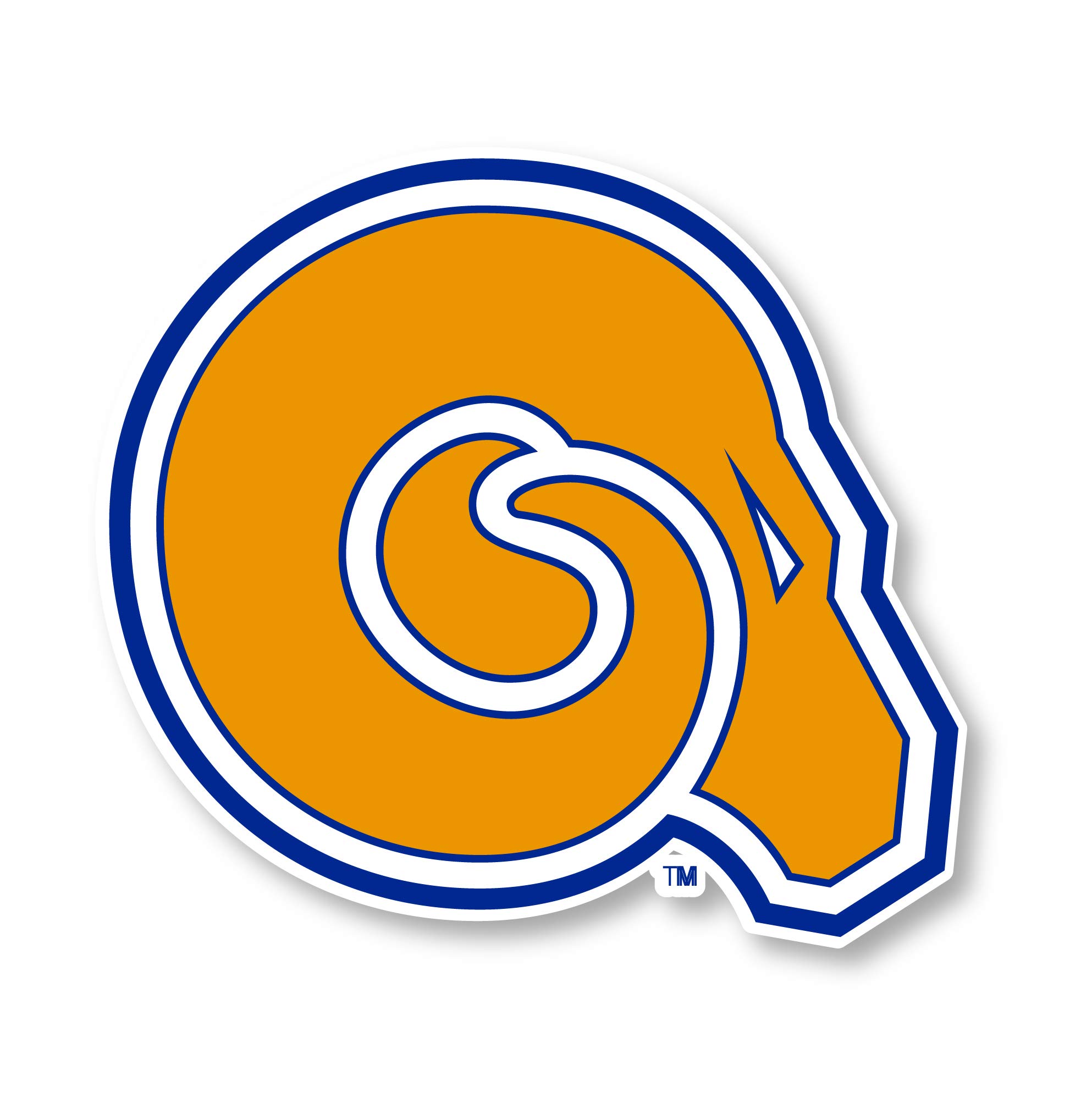 Albany State University 6 Inch Vinyl Mascot Decal Sticker 4-Pack - Officially Licensed College Stickers for Cars, Laptops & Windows - Perfect for Alumni, Students & Fans
