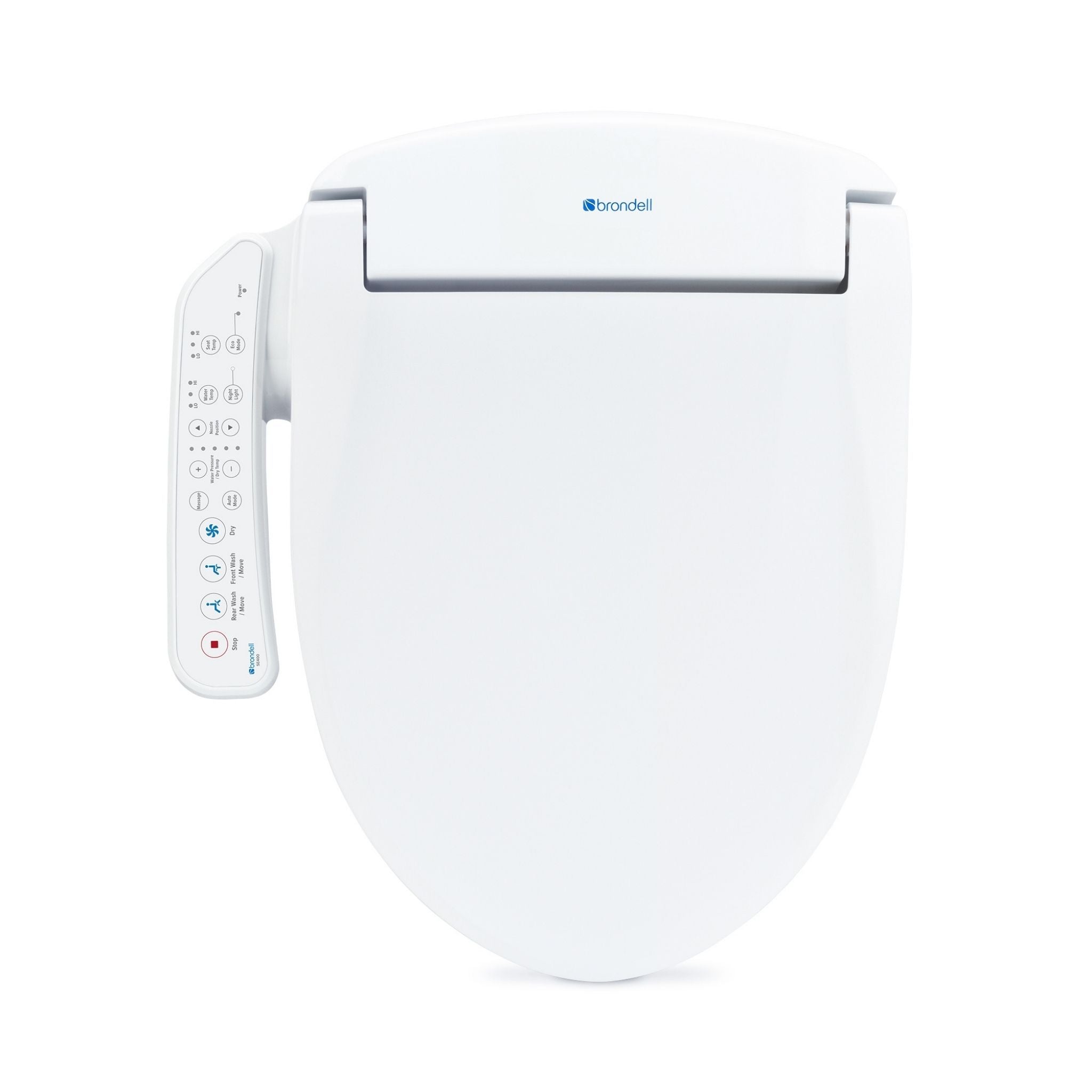 Brondell Swash SE400 Advanced Bidet Toilet Seat with Warm Water, Nozzle Wash & Air Dry - Perfect for Modern Bathrooms & Luxury Home Upgrades