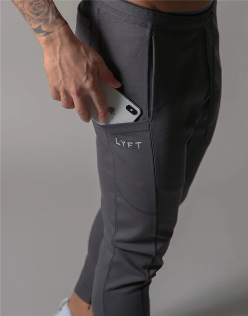 LYFT Men's Stretch Jogger Pants - Lightweight Sweatpants for Running, Gym, Workout & Lounge - Comfortable Athletic Tapered Trousers for Fitness, Bodybuilding & Casual Wear
