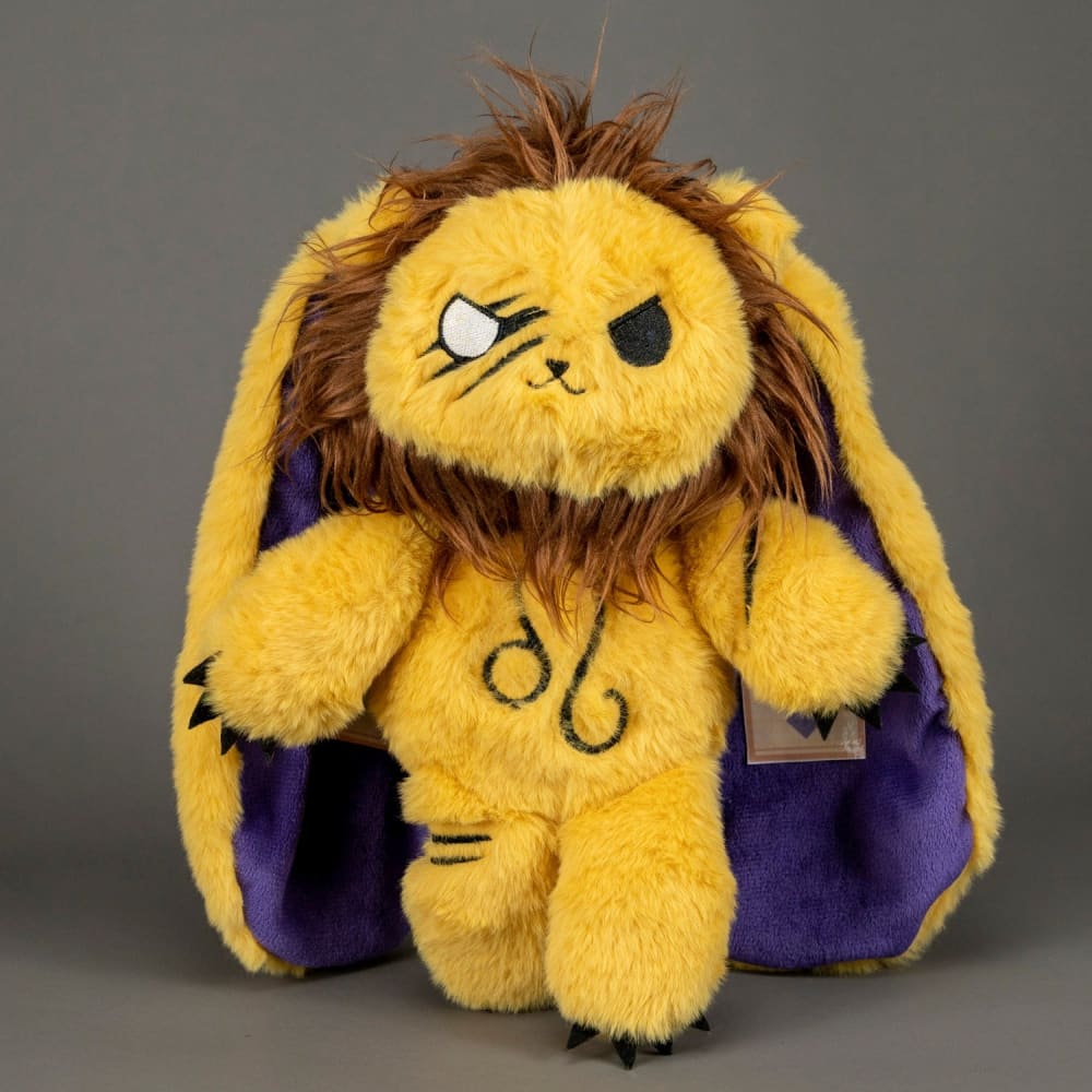 Plushie Dreadfuls Leo Rabbit Stuffed Animal - Soft Cuddly Toy for Kids, Autism Comfort & Anxiety Relief | Perfect Gift for Birthdays, Bedtime & Emotional Support