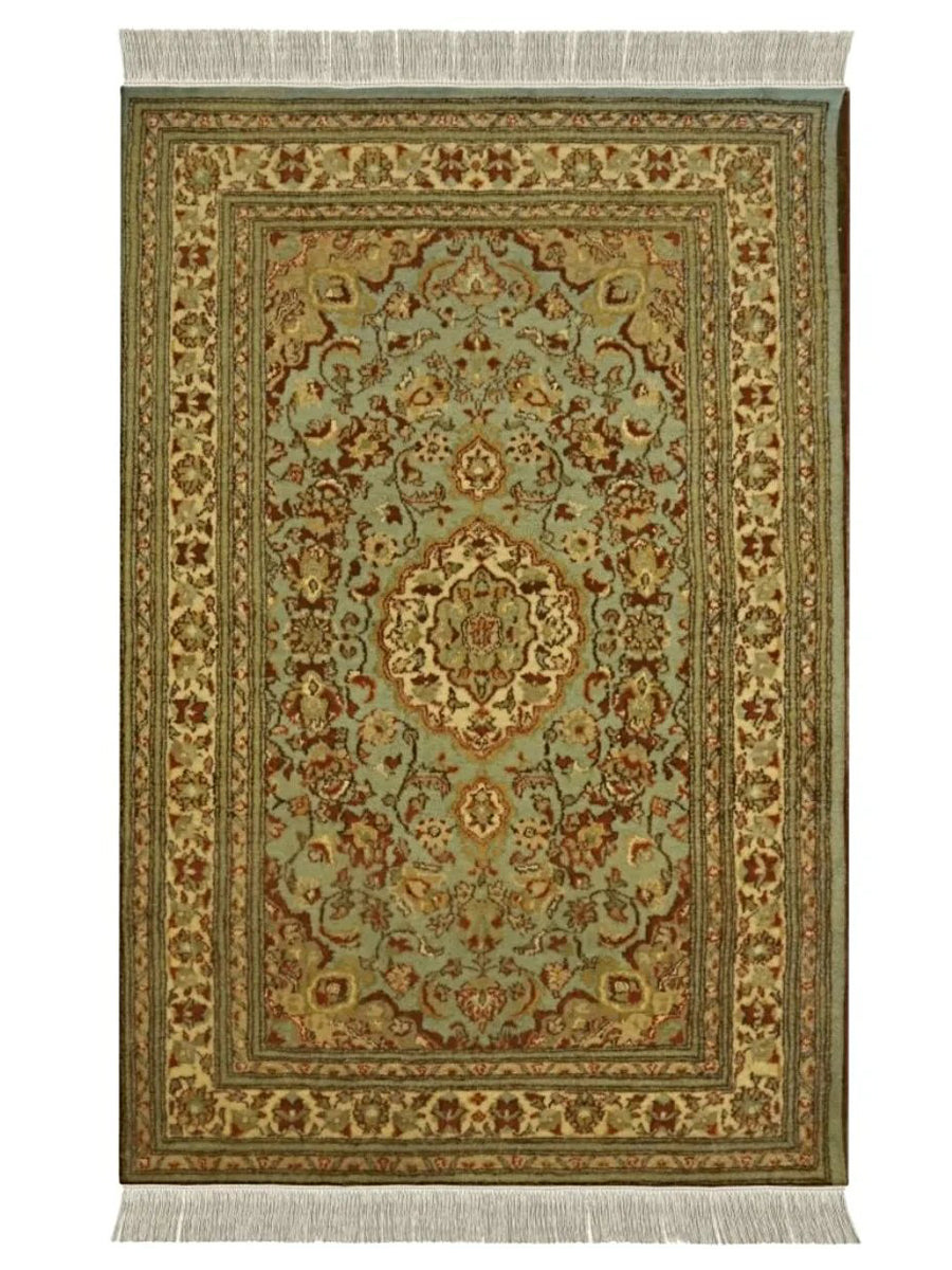 Handmade Persian Overdyed Wool Rug 6x4 Feet - Vintage Style Hand-Knotted Area Rug for Living Room, Bedroom & Home Decor