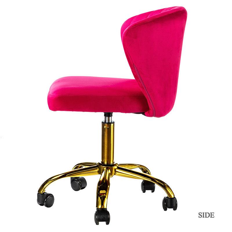 Premium Chandra Velvet Office Chair - Ergonomic Executive Desk Chair with Lumbar Support for Home & Office Workspaces - Comfortable Modern Computer Chair for Long Hours of Sitting