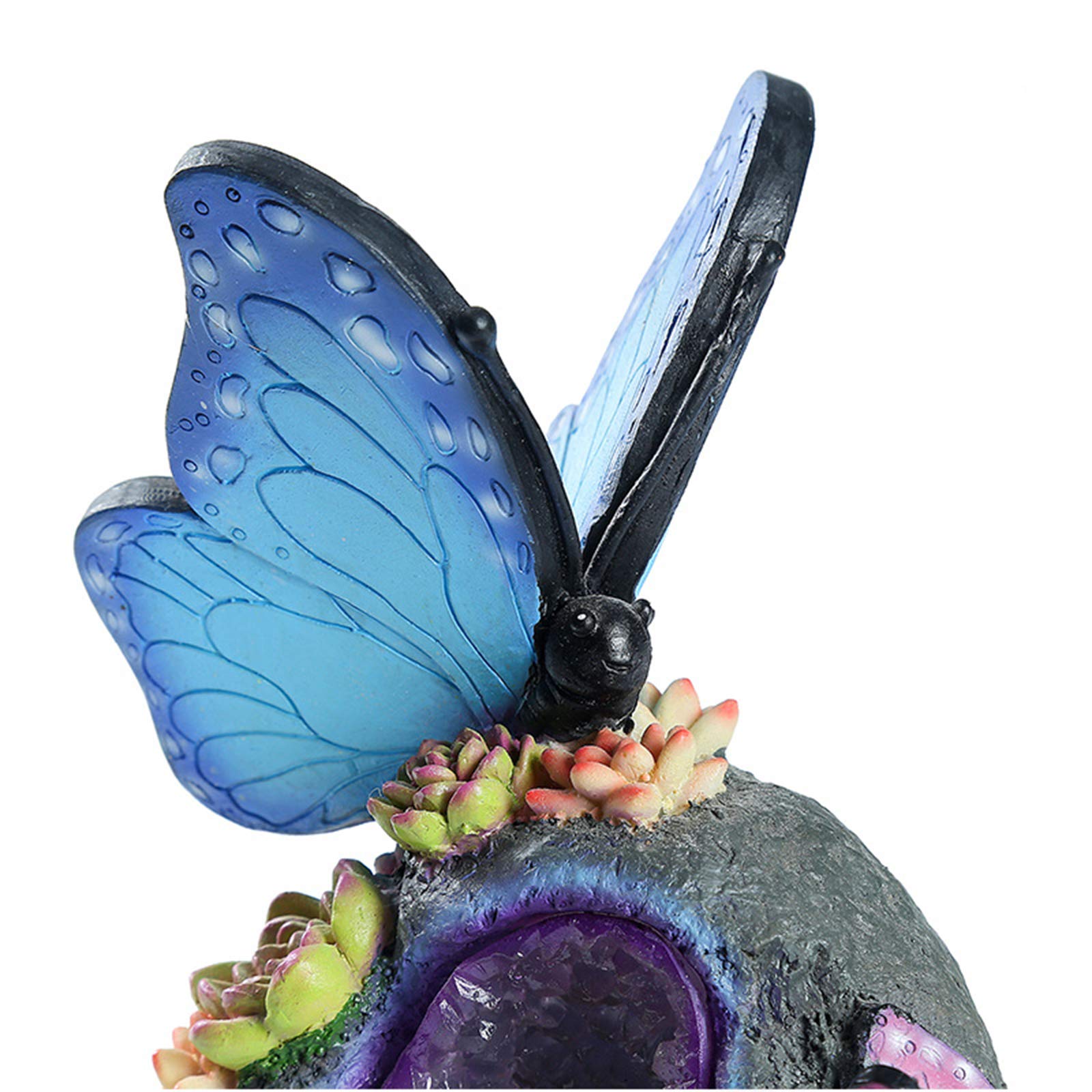 Butterfly Solar Lights for Garden - Solar Powered LED Outdoor Decor, Animal Statue for Patio, Yard & Lawn | Perfect for Pathway Lighting, Backyard Decorations & Landscape Accents