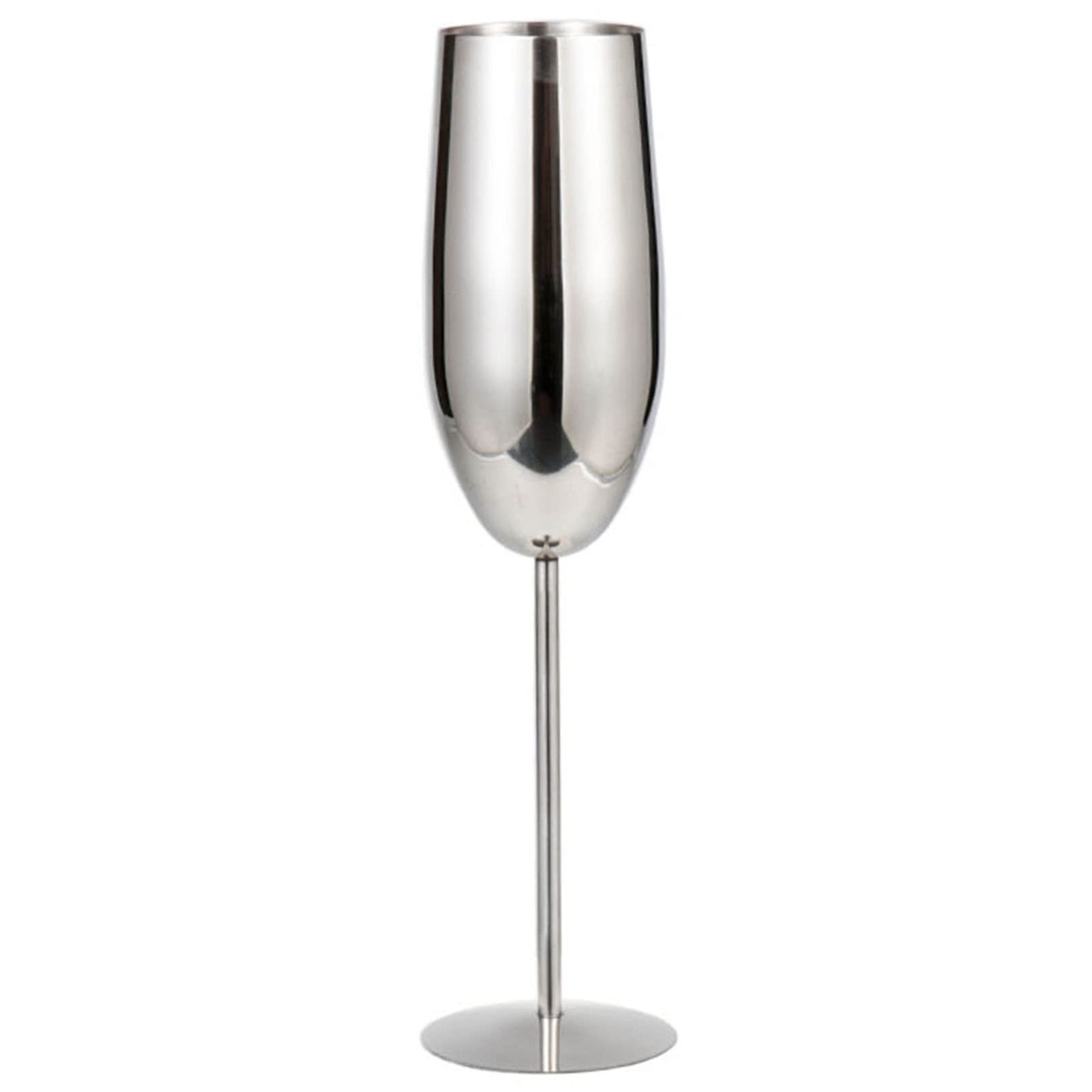 Premium Stainless Steel Wine Glasses - Shatterproof & Portable Metal Goblets for White Wine & Cocktails - Unbreakable Travel, Camping, Pool & Outdoor Drinking Cups (Silver, 1-Pack) - Perfect for Picnics, Beach Parties & RV Adventures