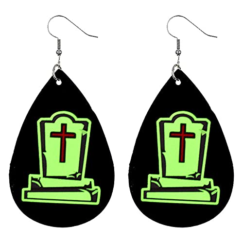 Horror Earrings for Women - Unique Halloween Fashion Dangle Earrings with Secure Backs | Perfect for Costume Parties, Cosplay & Spooky Style