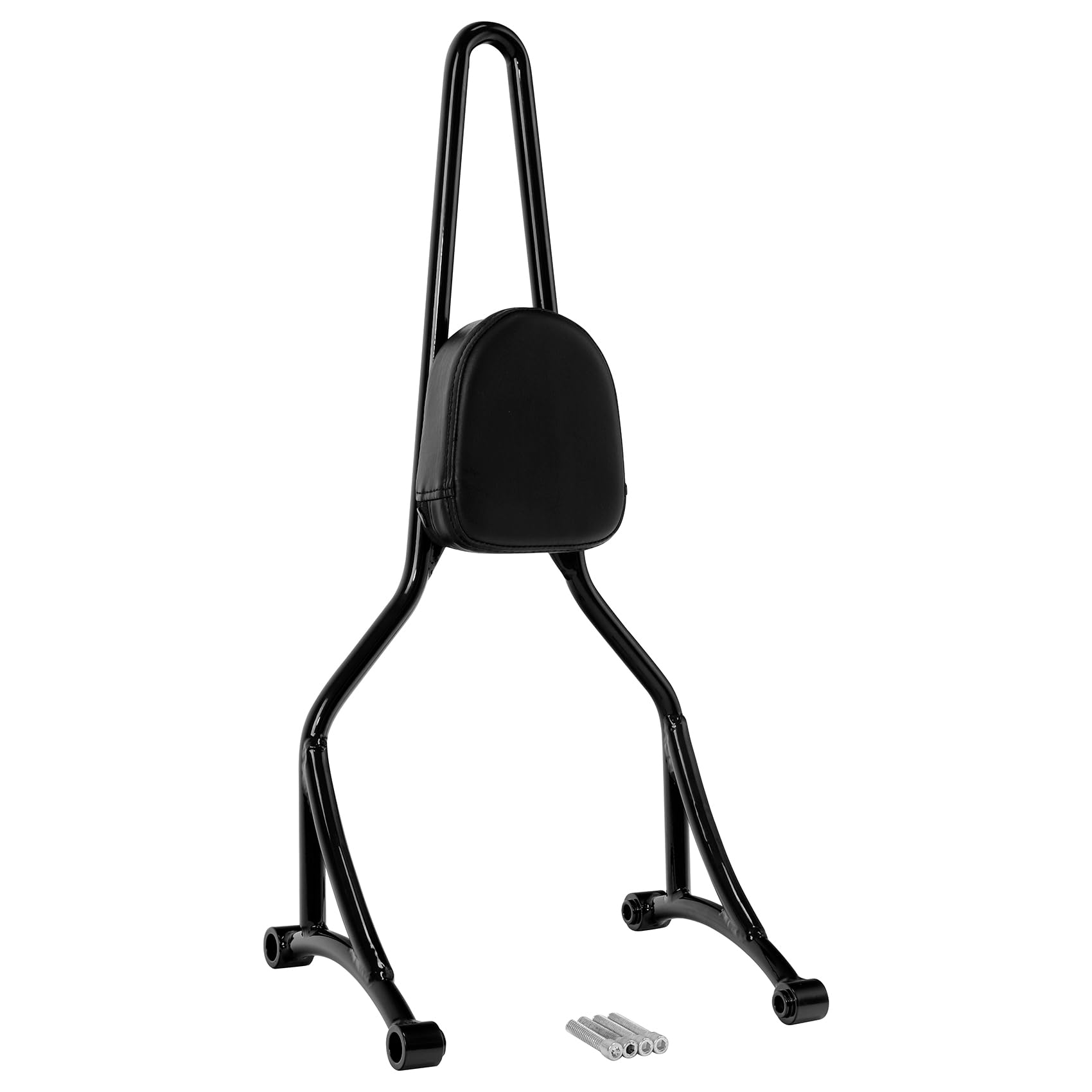 TCMT Tall Sissy Bar Passenger Backrest for Harley Softail Street Bob 2018-2025 | Universal Fit | Comfortable Motorcycle Back Support | Perfect for Long Rides & Road Trips