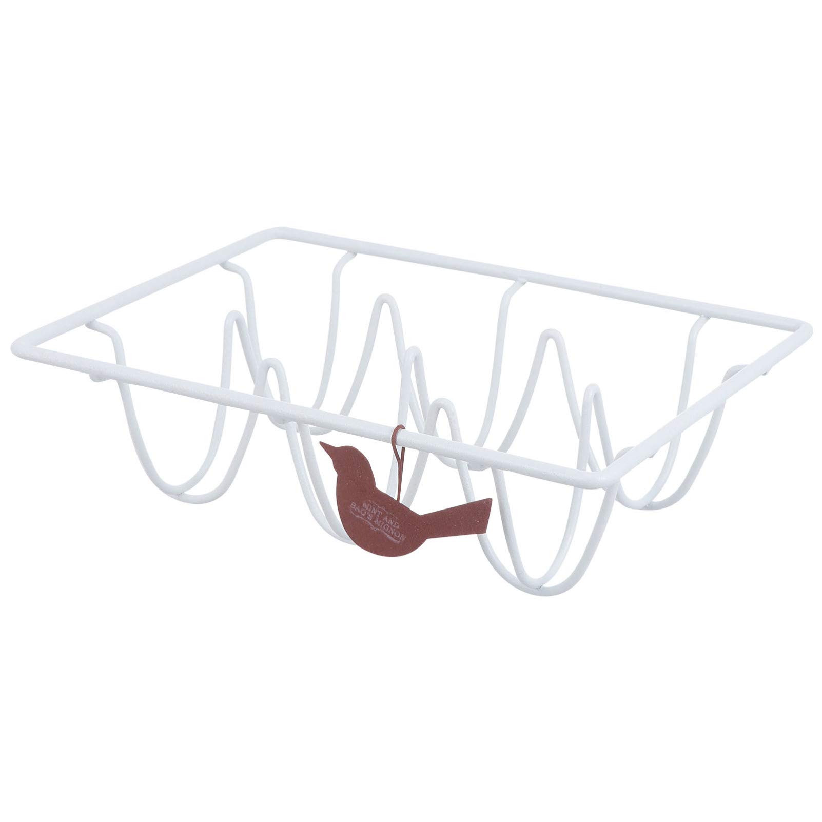 DOITOOL Egg Holder Rack - 12 Slot Egg Storage Organizer Tray, Durable Plastic Egg Carrier & Dispenser for Kitchen, Refrigerator - Perfect for Farm Fresh Eggs, Breakfast Meal Prep & Baking Needs