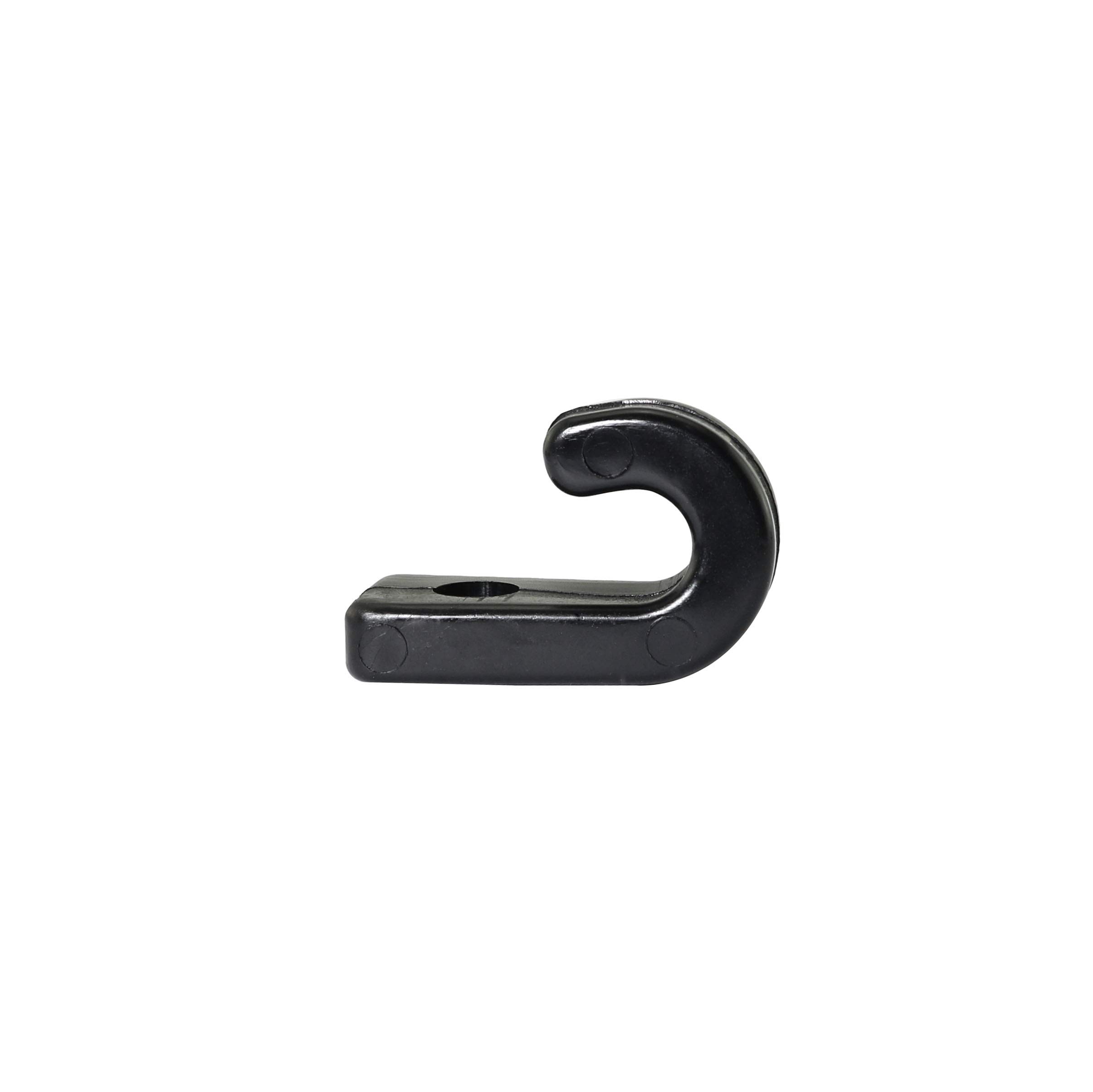 RLECS 10-Pack Black Nylon J-Hooks for Kayak, Canoe & Paddle Board – Heavy Duty Bungee Lashing Hooks for Secure Boat Accessories Storage – Perfect for Kayaking, Rowing & Water Sports Gear Organization