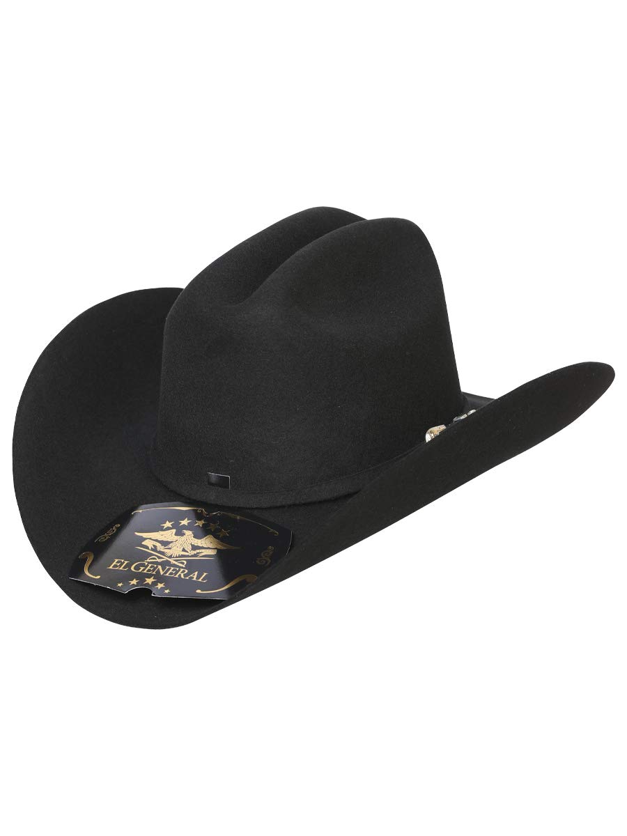 GRAL Men's Western Cowboy Hat - 50X Premium Texana El General Style for Rodeo, Country Music & Outdoor Events