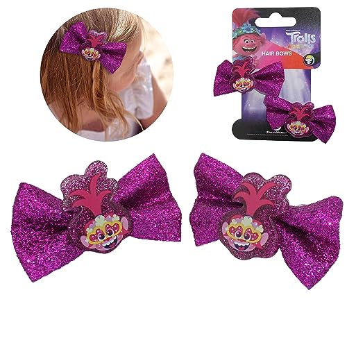 2x Sparkly Bow Clips