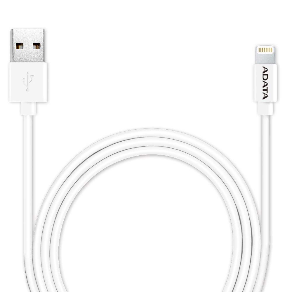 High-Speed 1m (3.3ft) Lightning to USB Cable for iPhone & iPad - Durable White Charging Cord - Perfect for Home, Office & Travel Charging