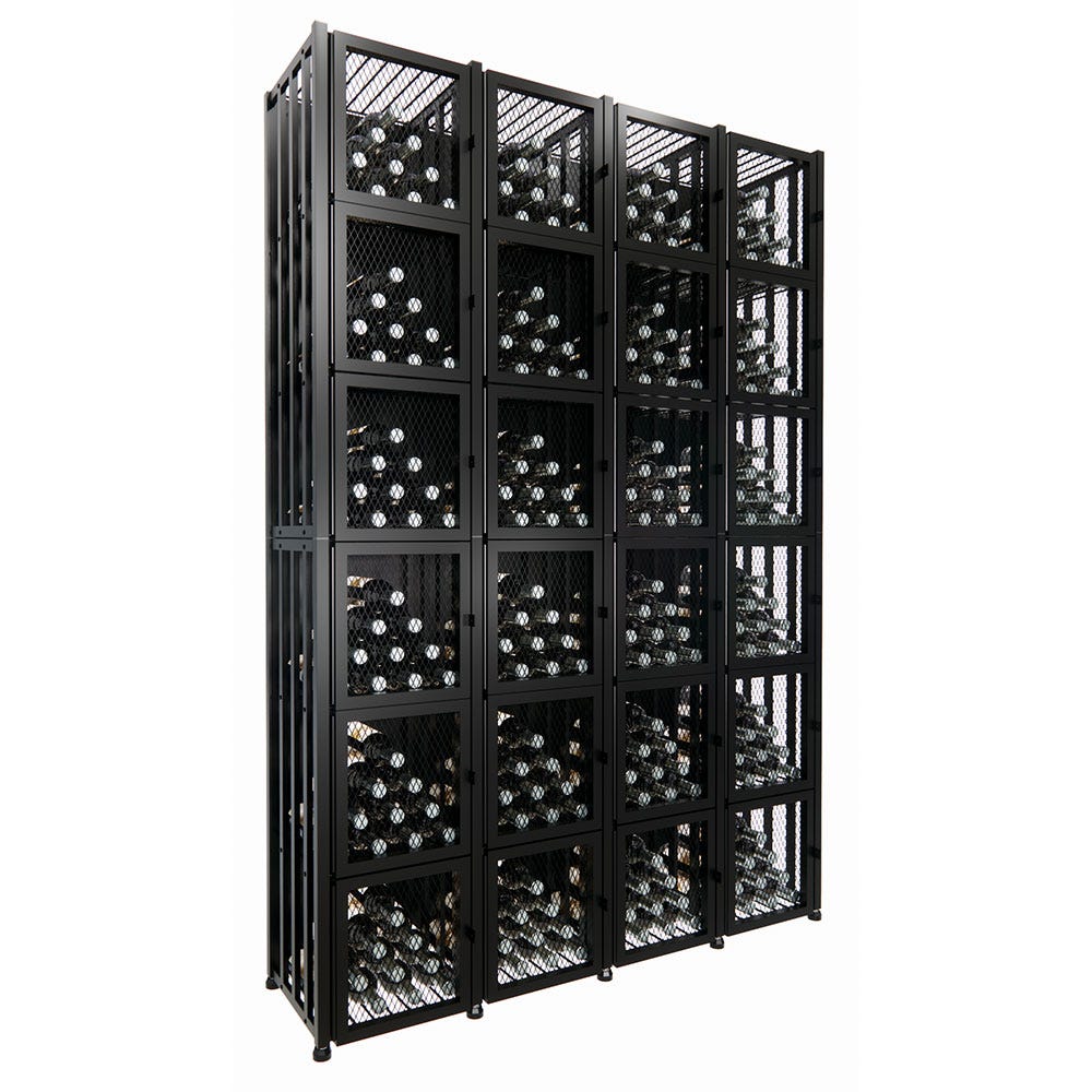 Case & Crate Tall Locker - 384 Bottle Capacity Wine Storage Cabinet | Perfect for Wine Cellars, Restaurants & Home Bars